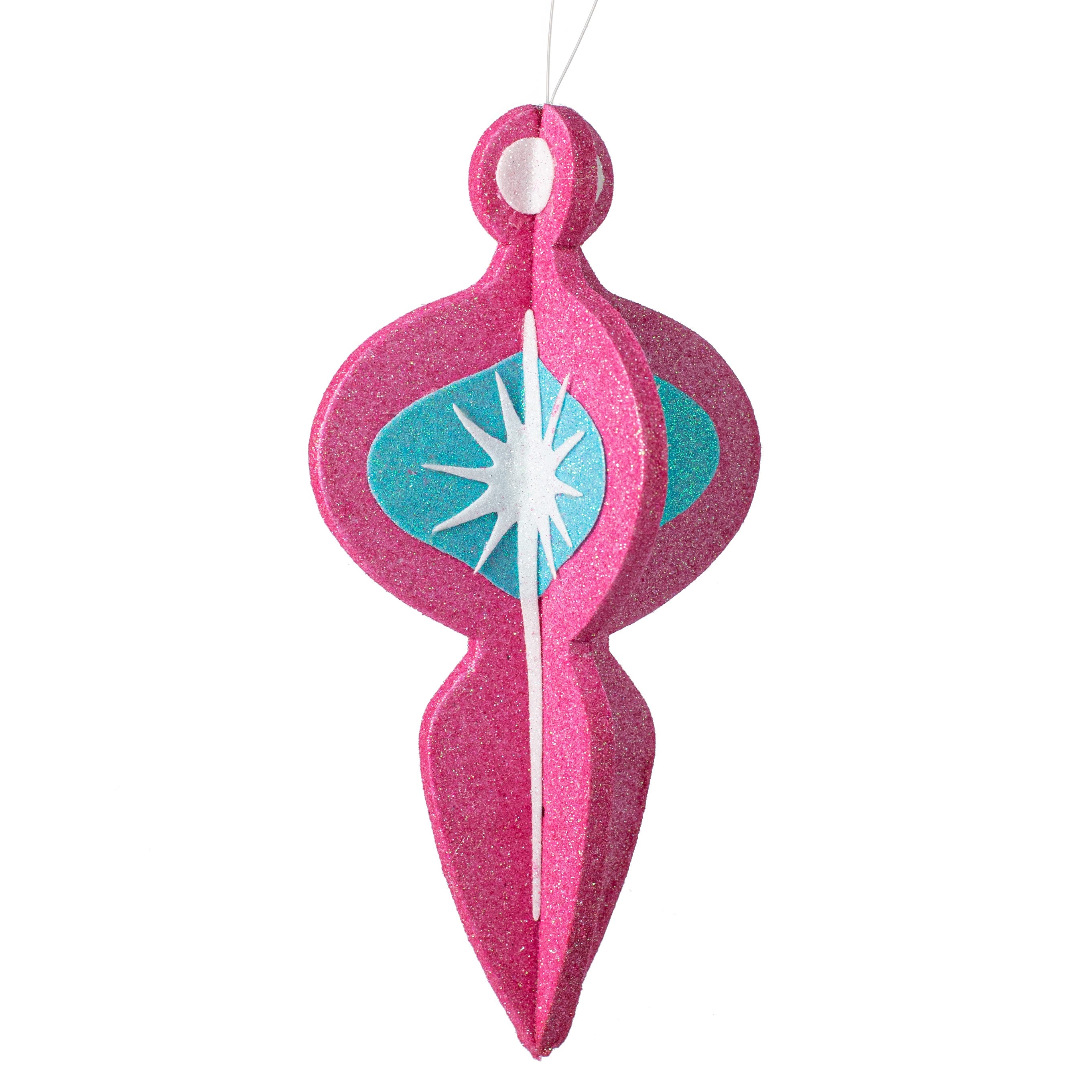 10" Whimsical Lantern Ornament: Fuchsia Item Number: 85790BT