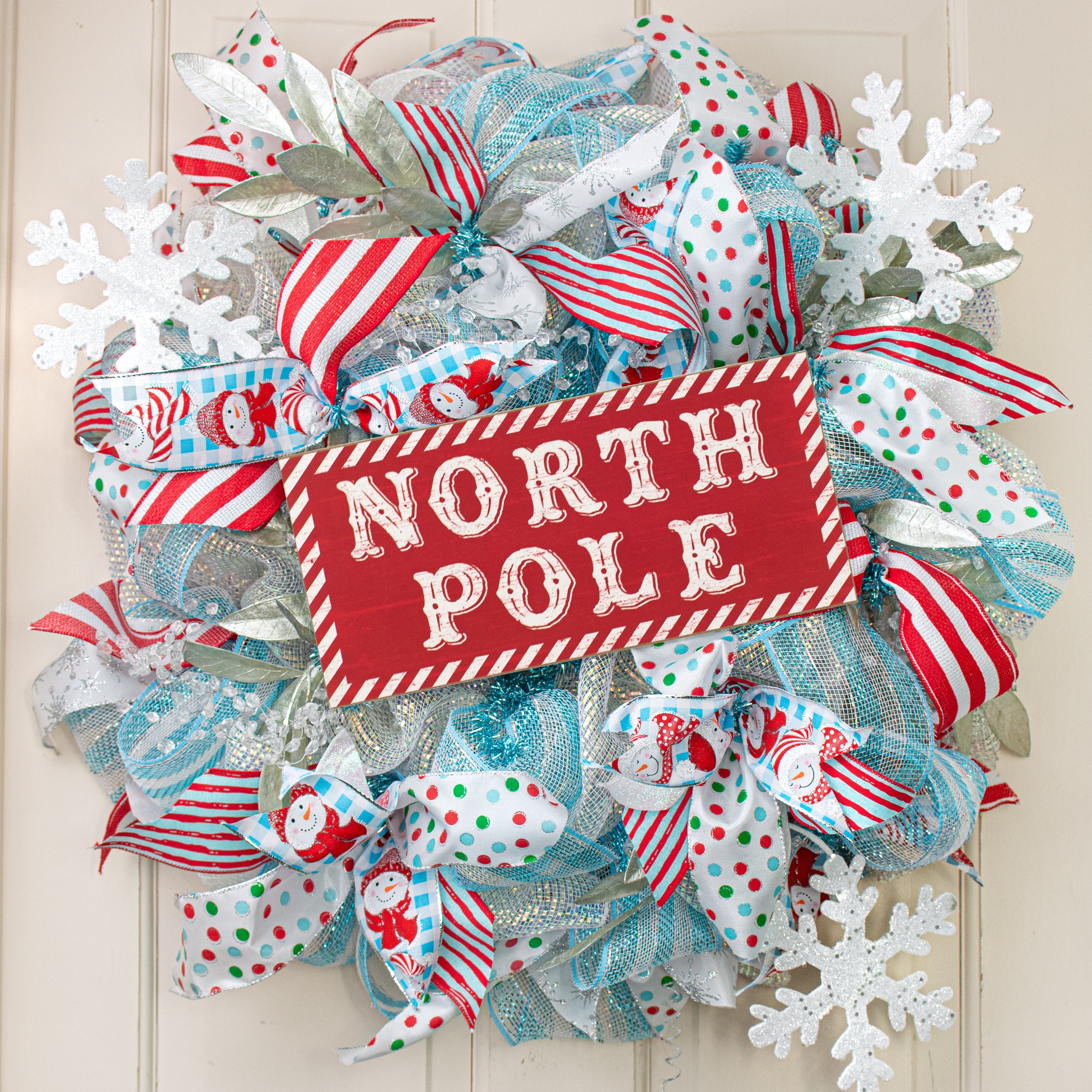 29" White Glitter Snowflake Spray Lifestyle Photo