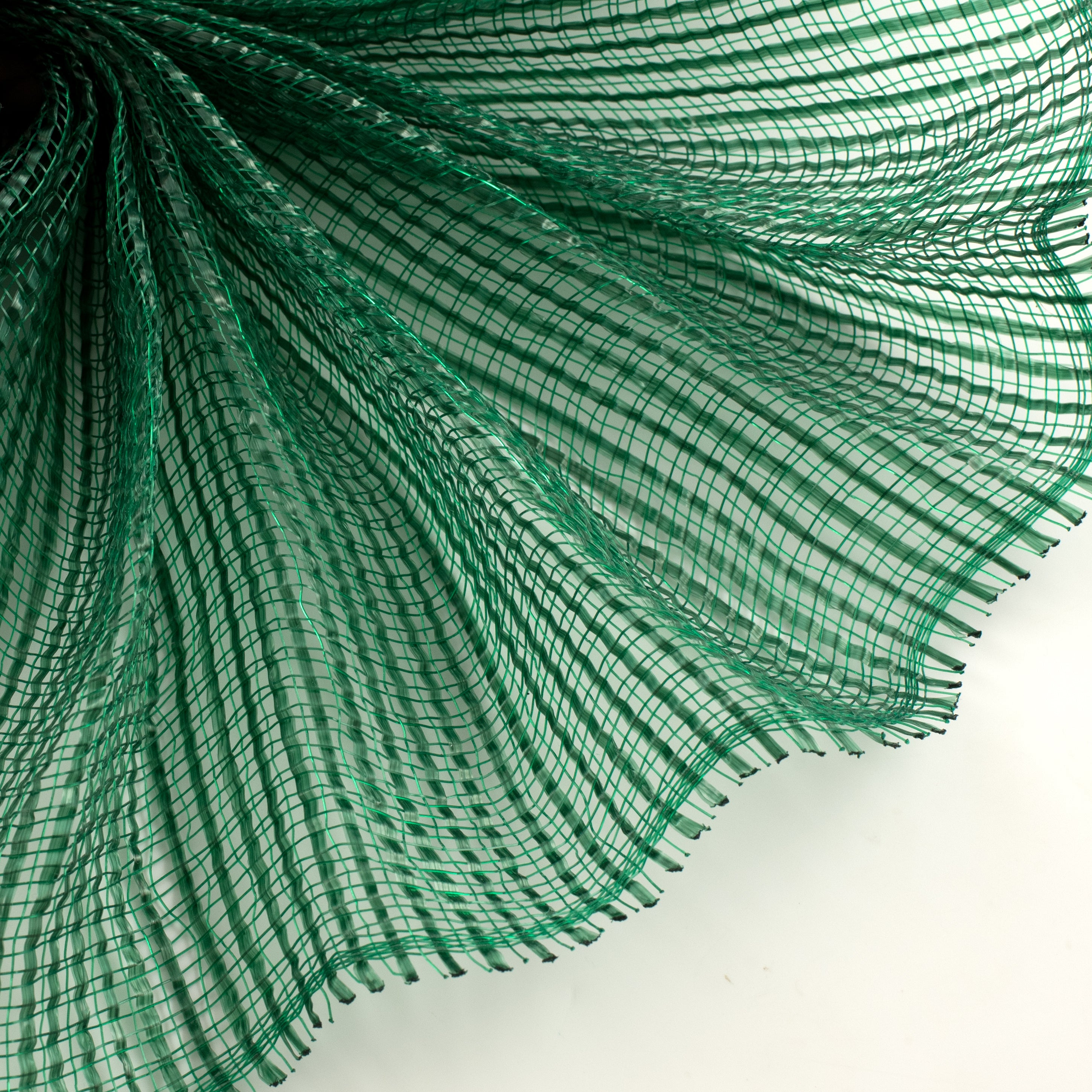 10" Wide Strip Mesh: Dark Green Lifestyle Photo
