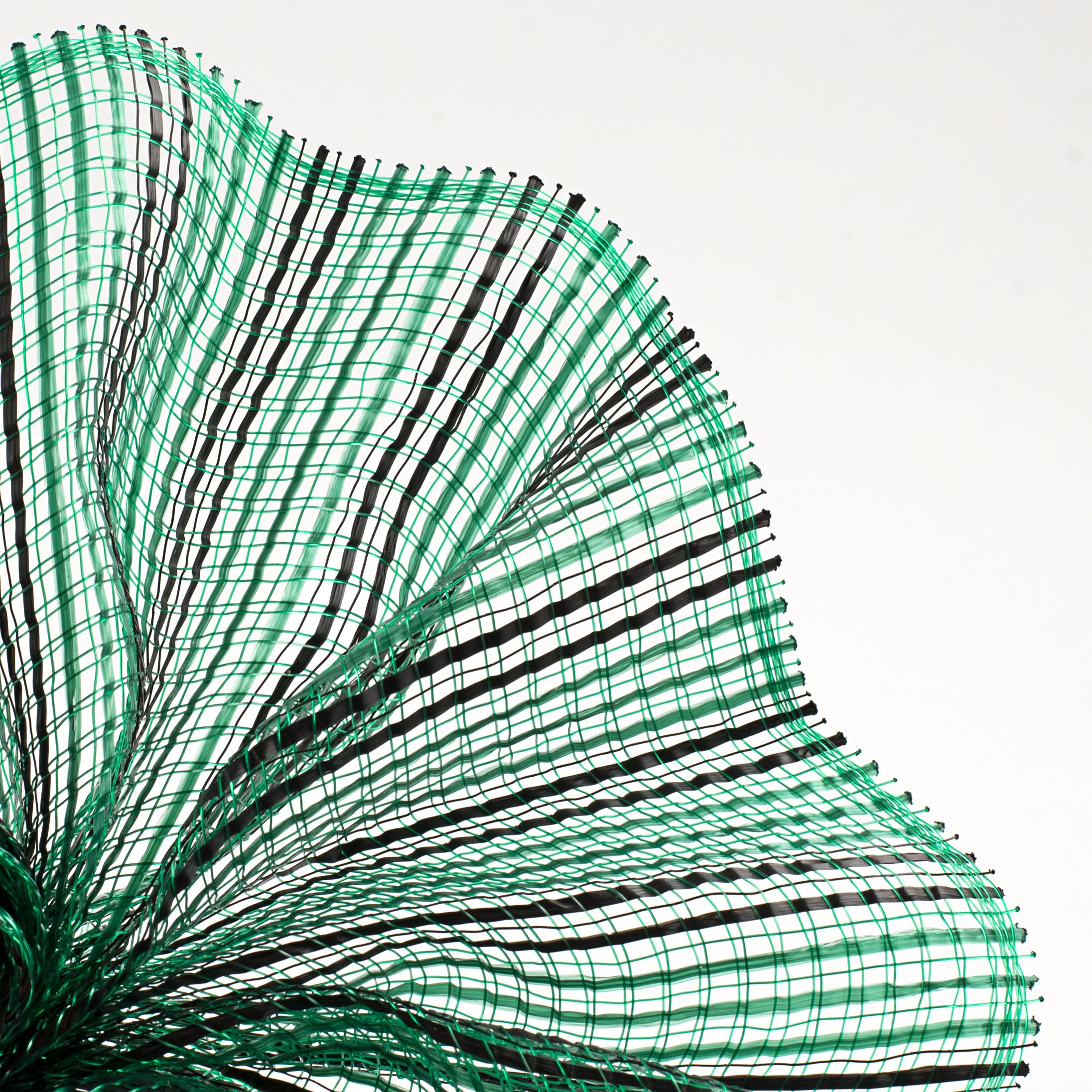 10" Wide Strip Mesh: Hunter Green & Black Lifestyle Photo