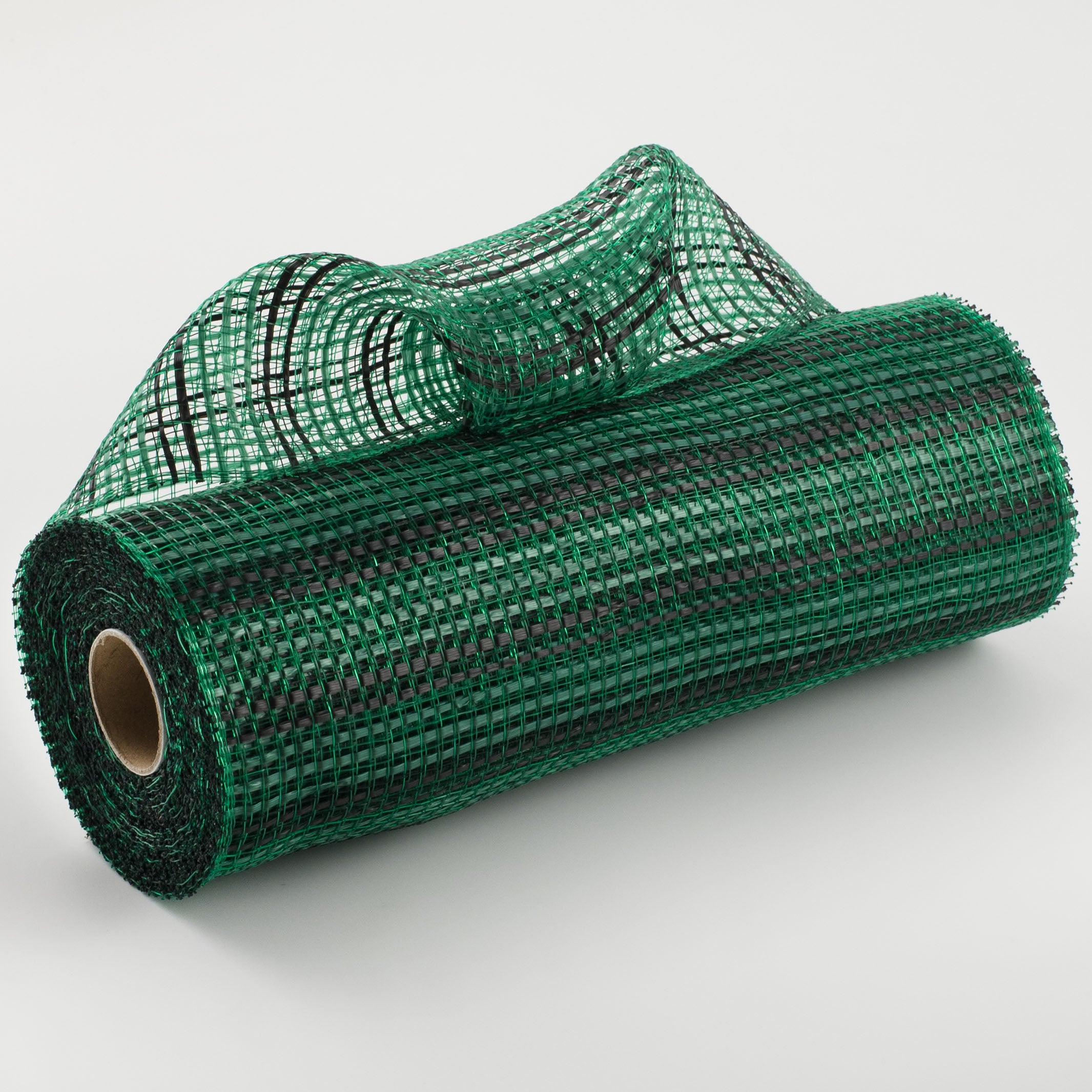 10" Wide Strip Mesh: Hunter Green & Black Item Number: RE8902WF