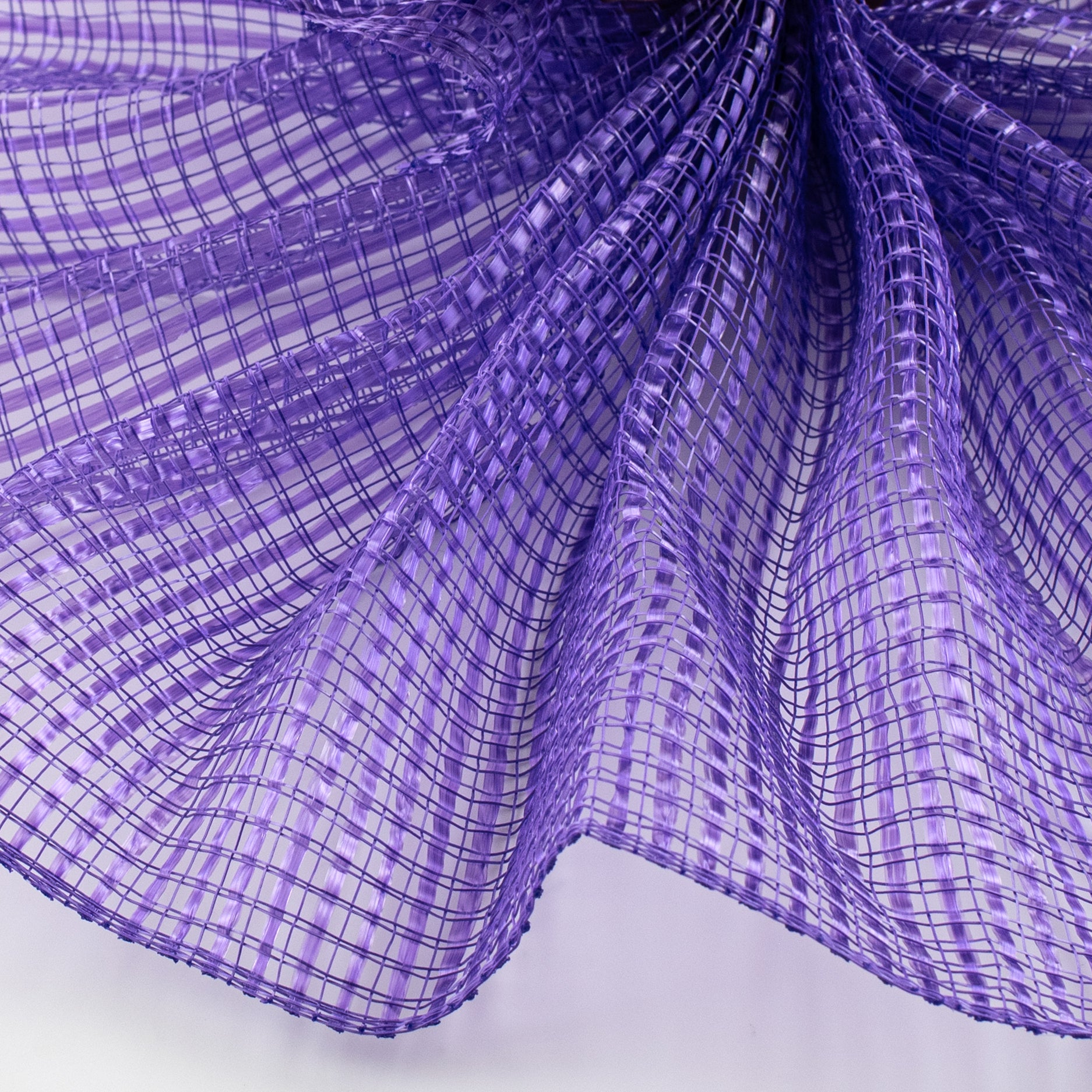 10" Wide Strip Mesh: Purple Lifestyle Photo