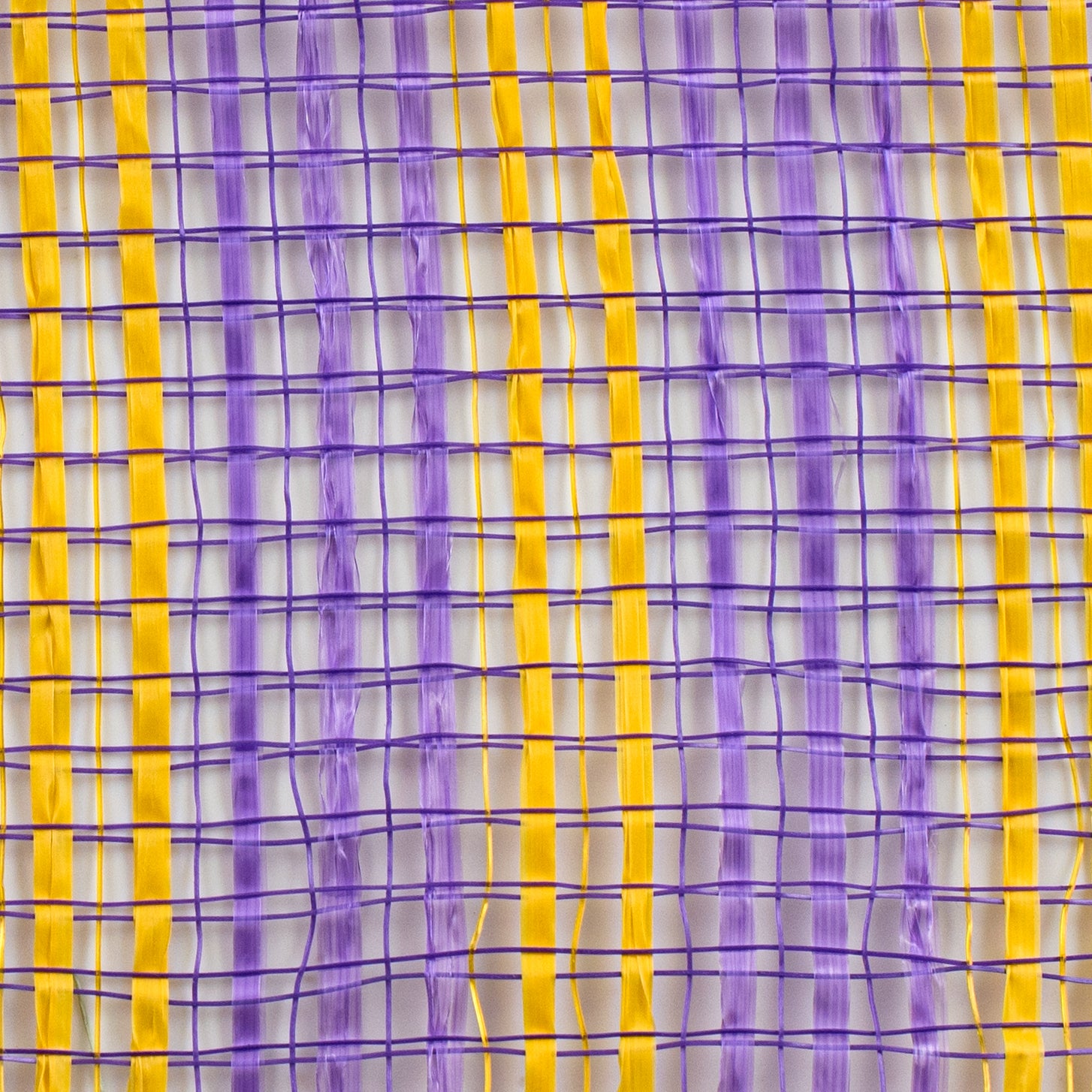 10" Wide Strip Mesh: Purple & Yellow detail photo 3