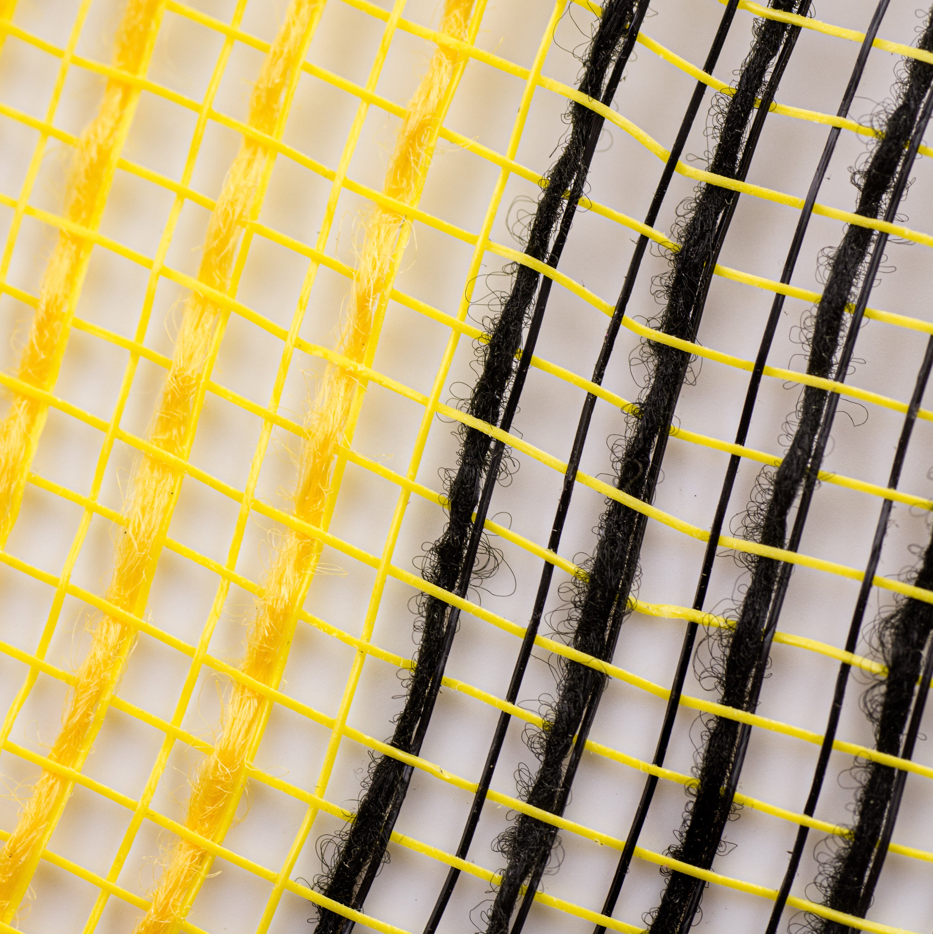 10" Wide Stripe Fabric Mesh: Yellow & Black detail photo 3