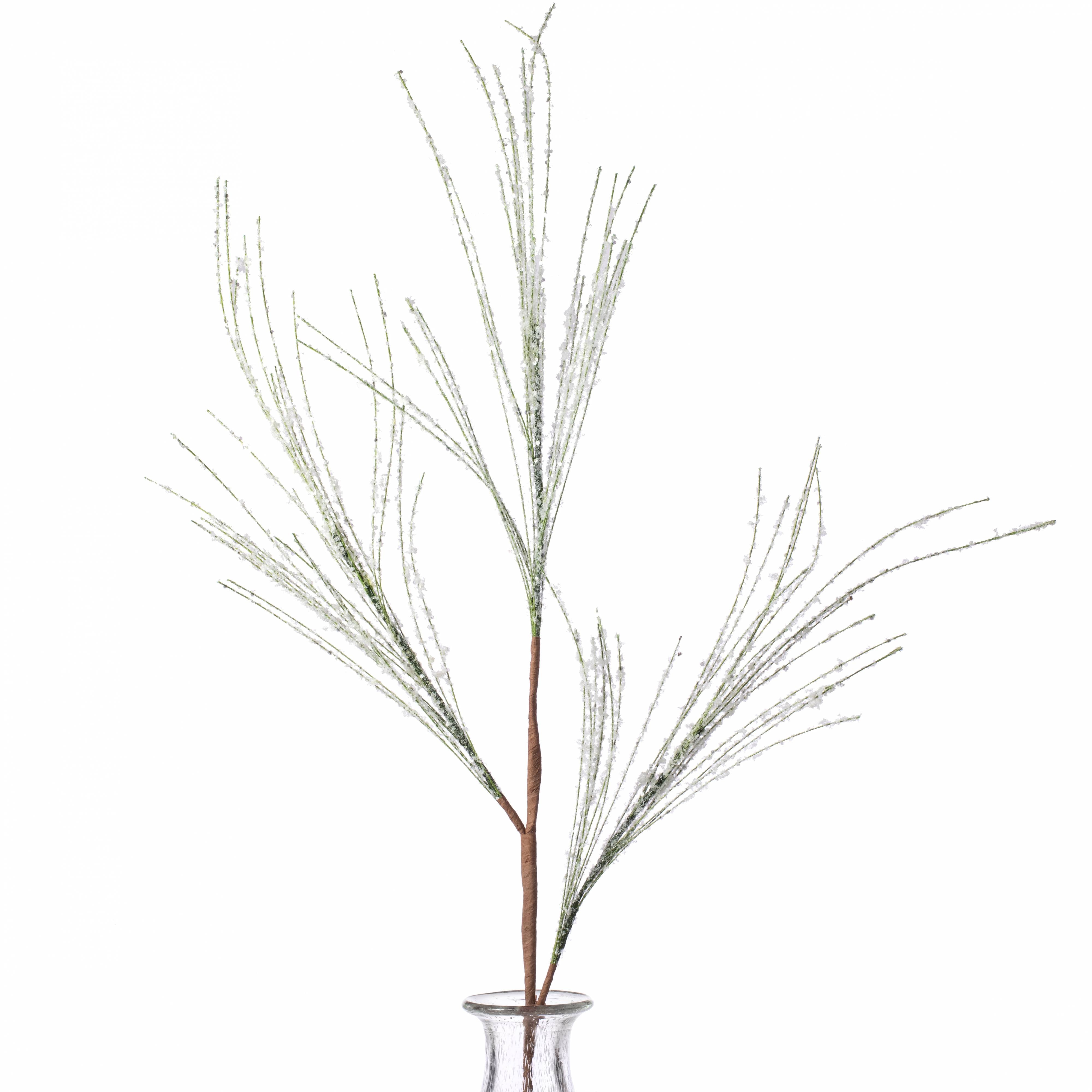 42" Wispy Pine Glitter Spray: Frost Natural Item Number: 237950