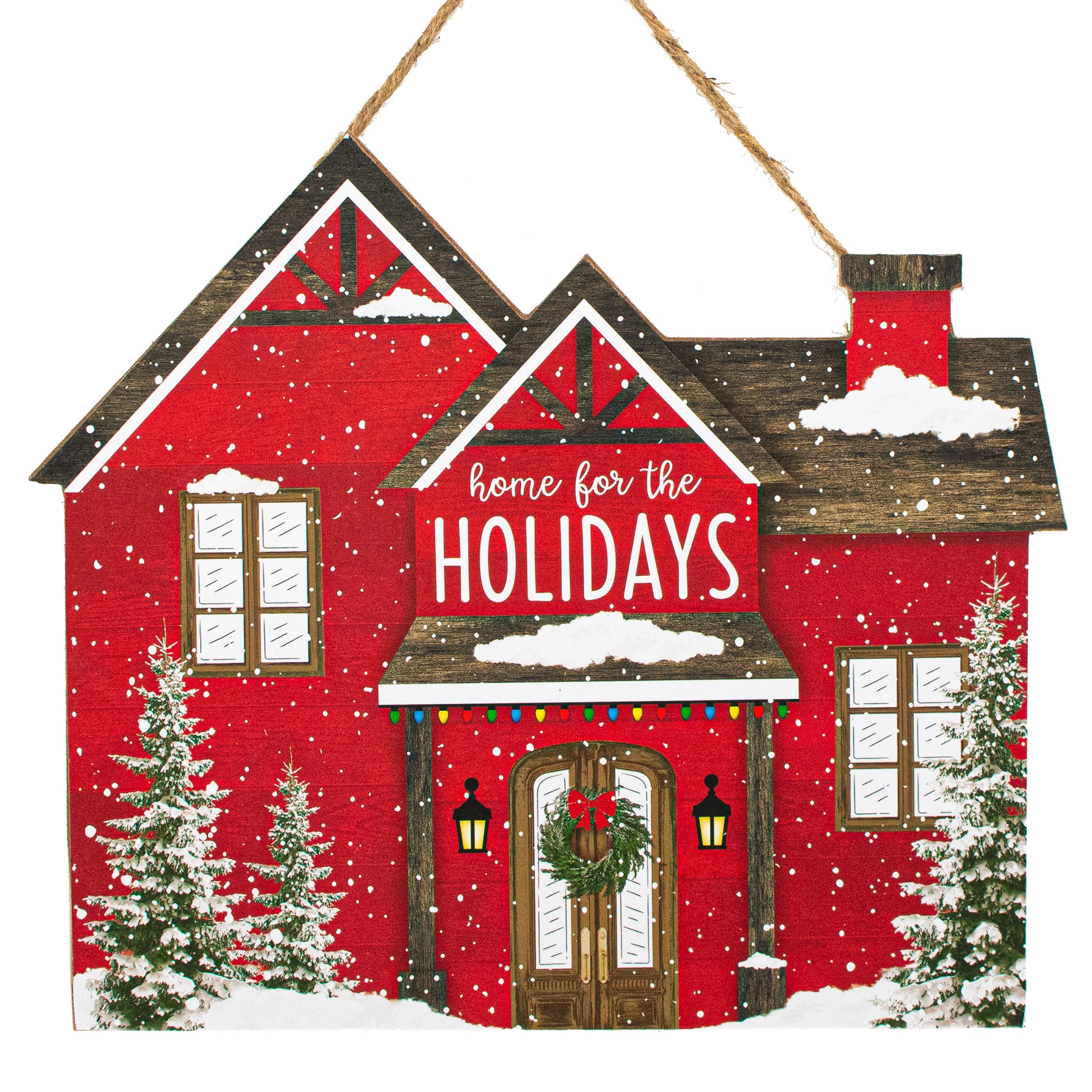 11" Wooden House Sign: Home for the Holidays Item Number: AP7174