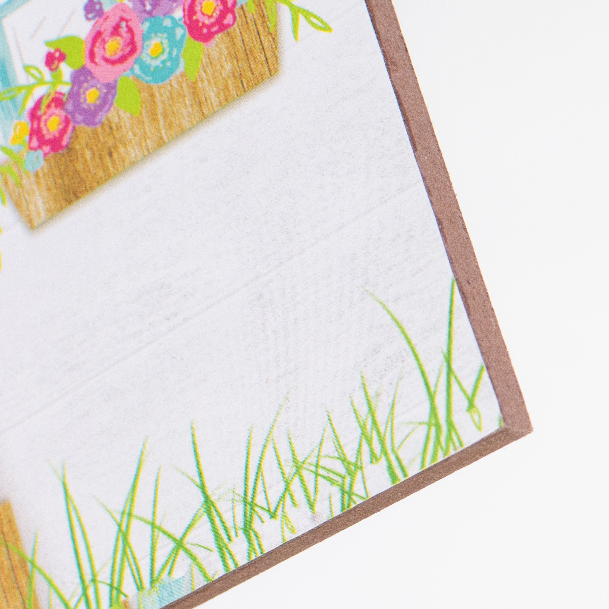 11" Wooden House Sign: Love Grows Here detail photo 3