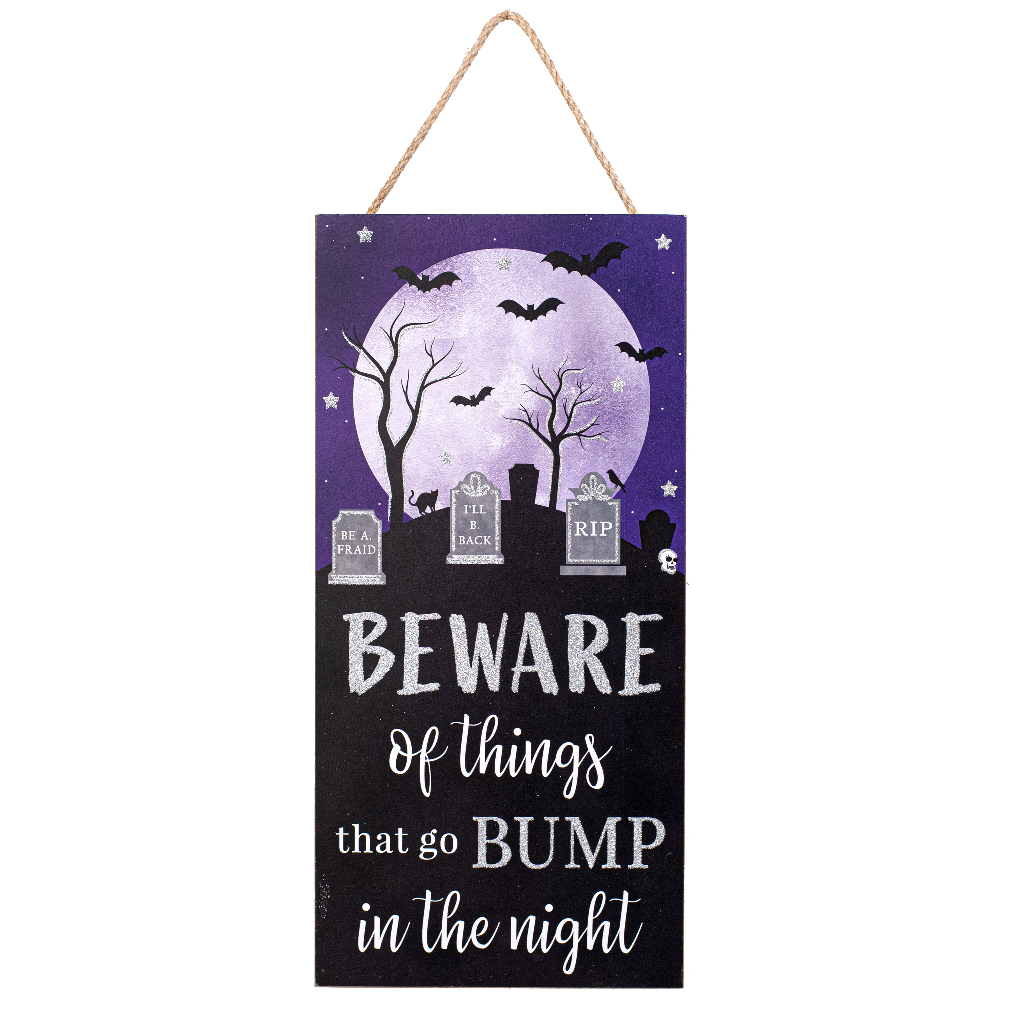 12" Wooden Sign: Beware Of Things That Bump Item Number: AP8831