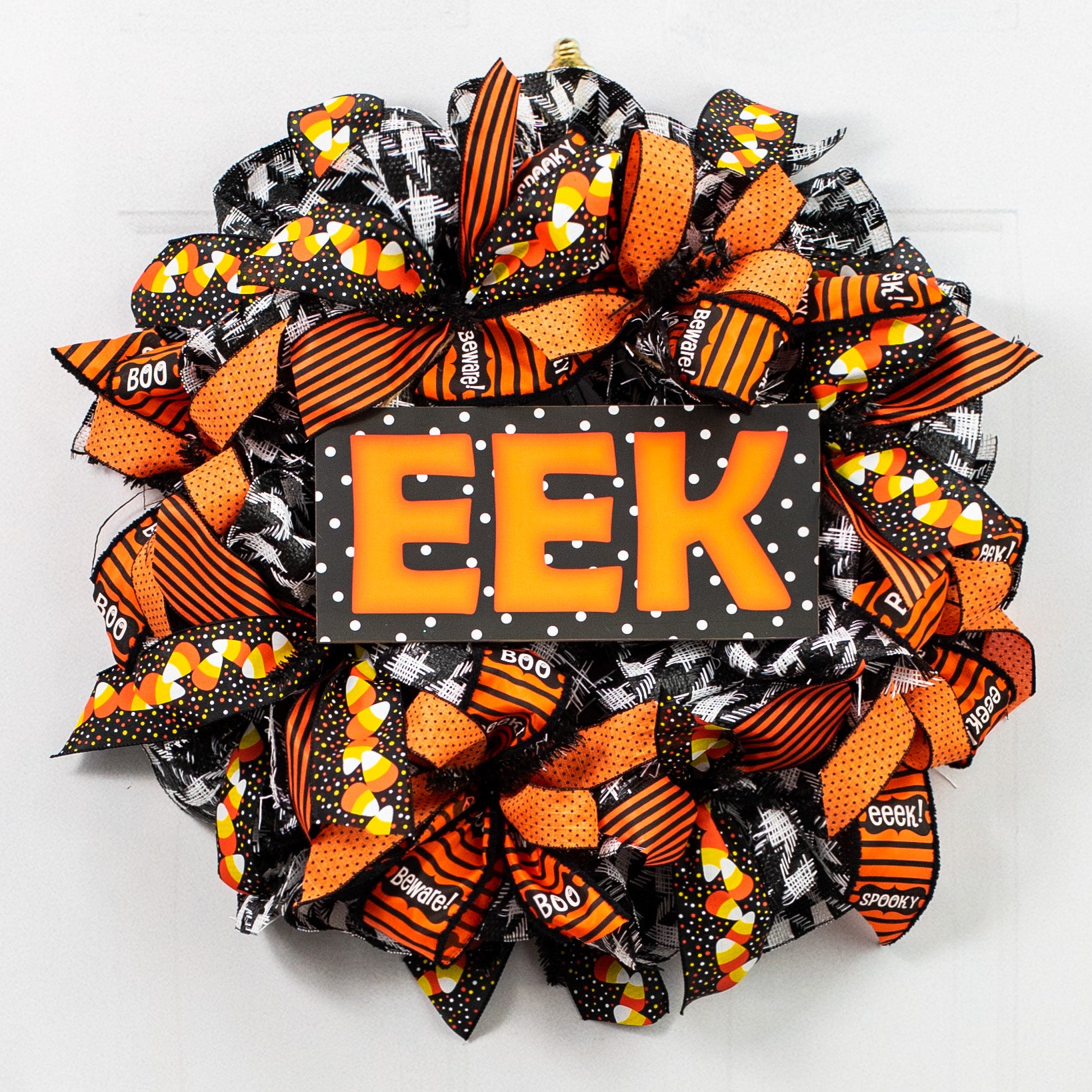 12" Wooden Sign: Bold EEK Lifestyle Photo