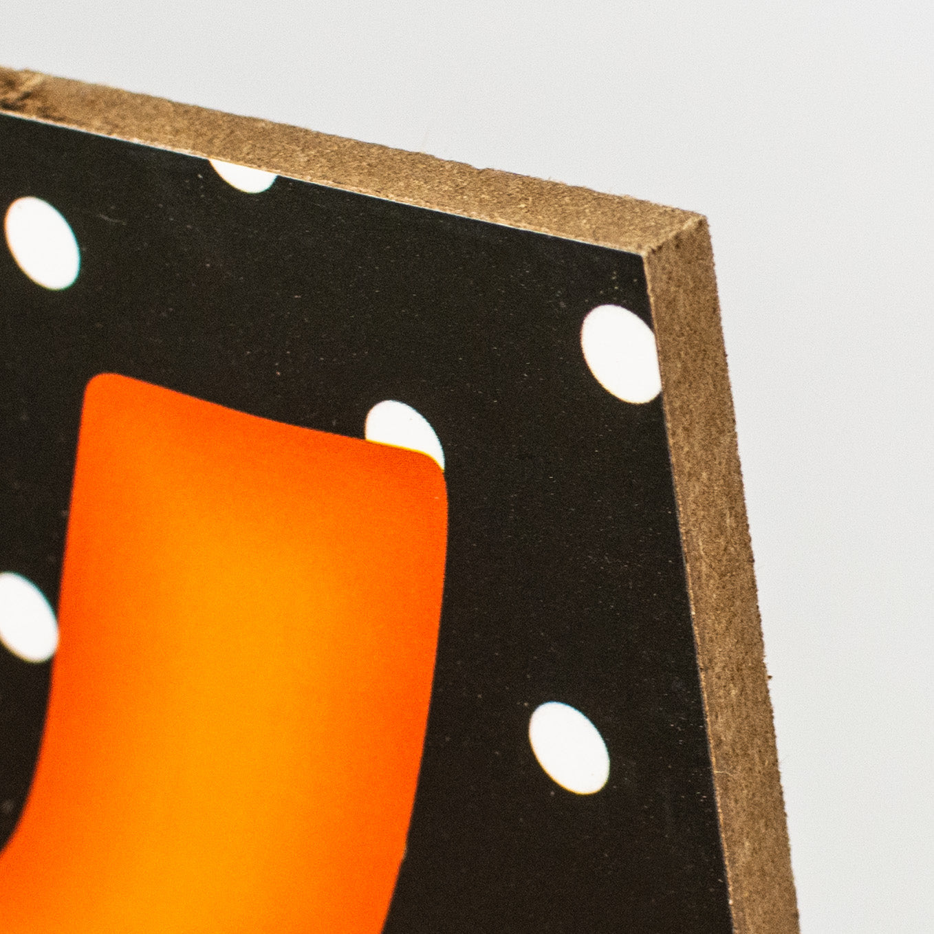 12" Wooden Sign: Bold EEK detail photo 3