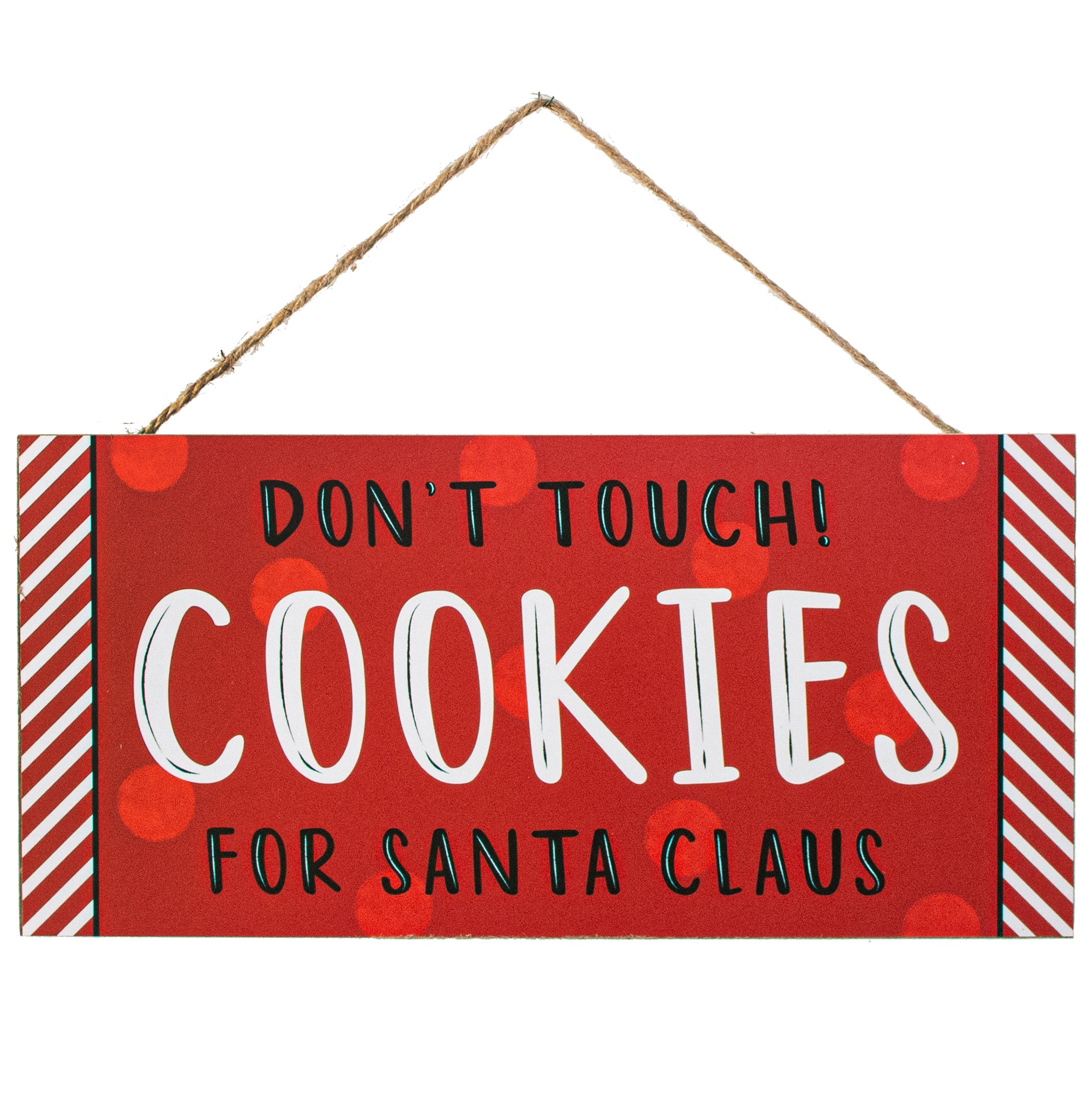 12" Wooden Sign: Cookies for Santa Item Number: AP7145
