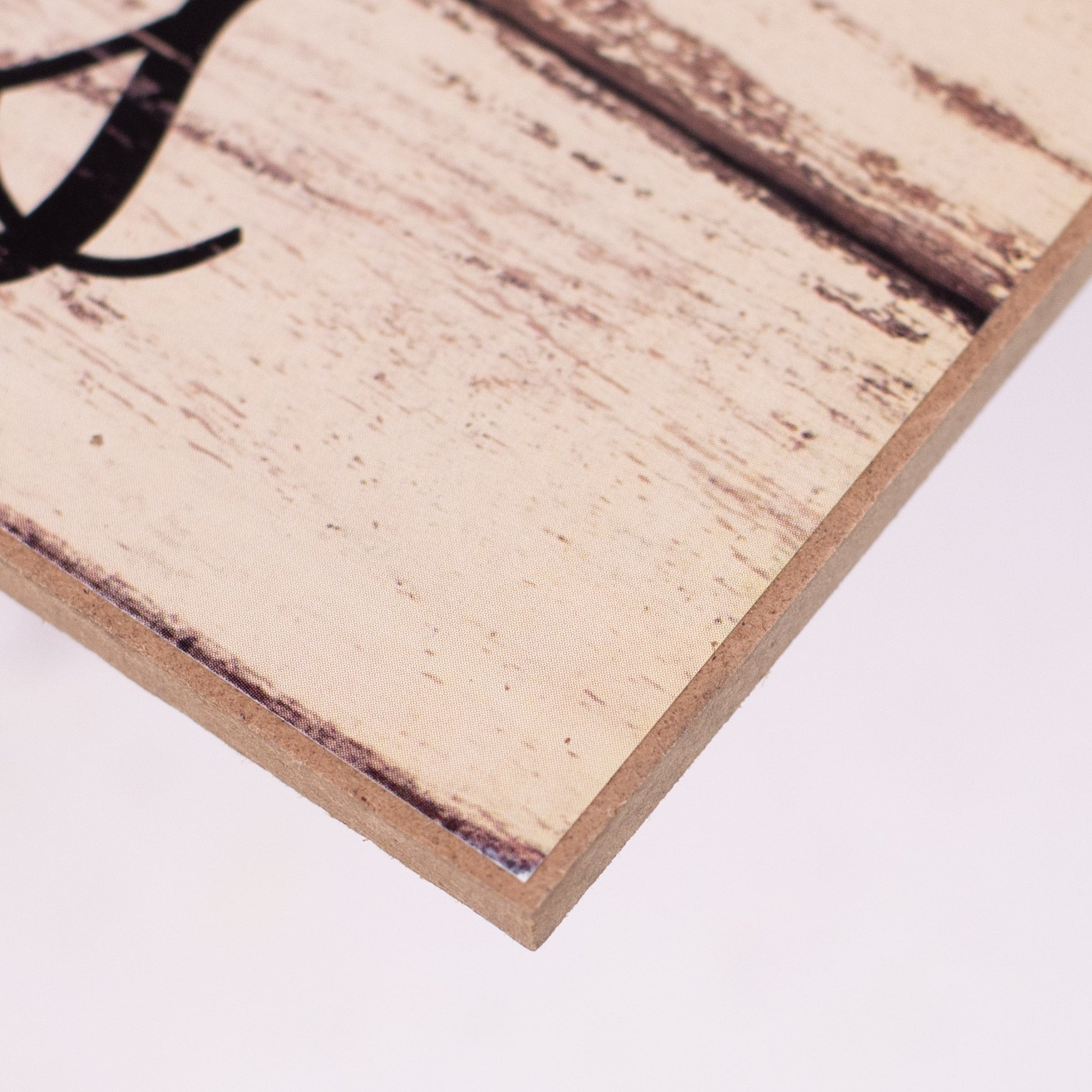 12" Wooden Sign: Faith, Family, Friends detail photo 3