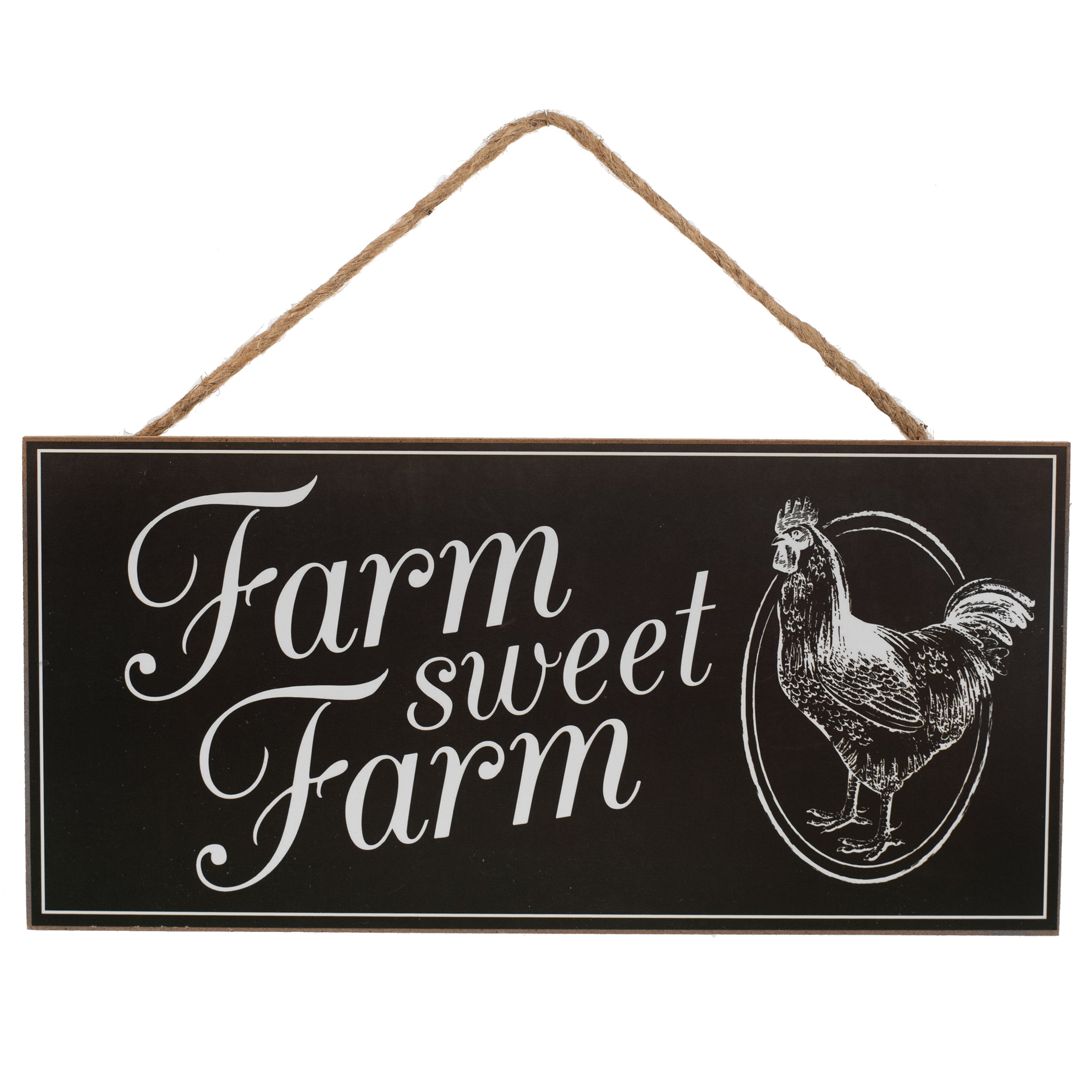 12" Wooden Sign: Farm Sweet Farm Item Number: AP846402