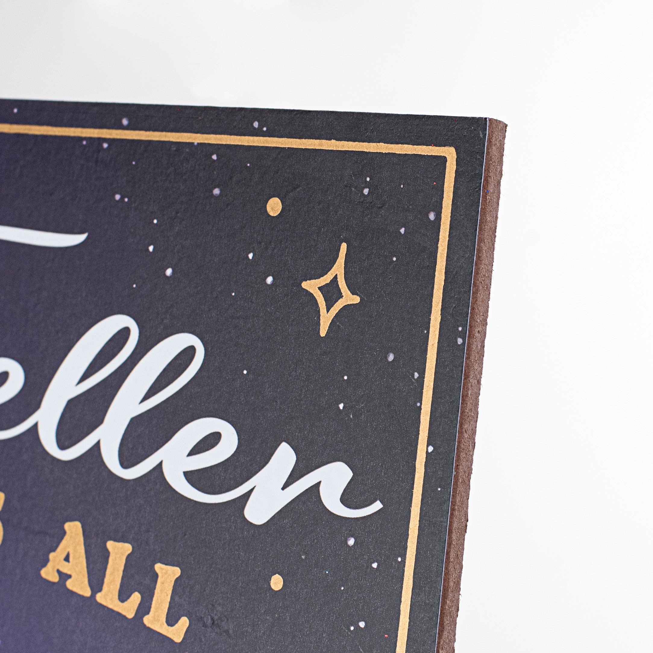 16" Wooden Sign: Fortune Teller detail photo 3