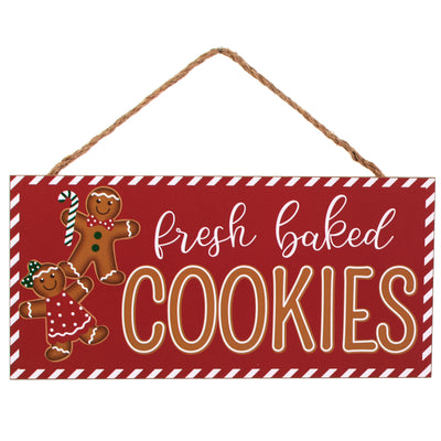 12" Wooden Sign: Gingerbread Cookies Item Number: AP8726