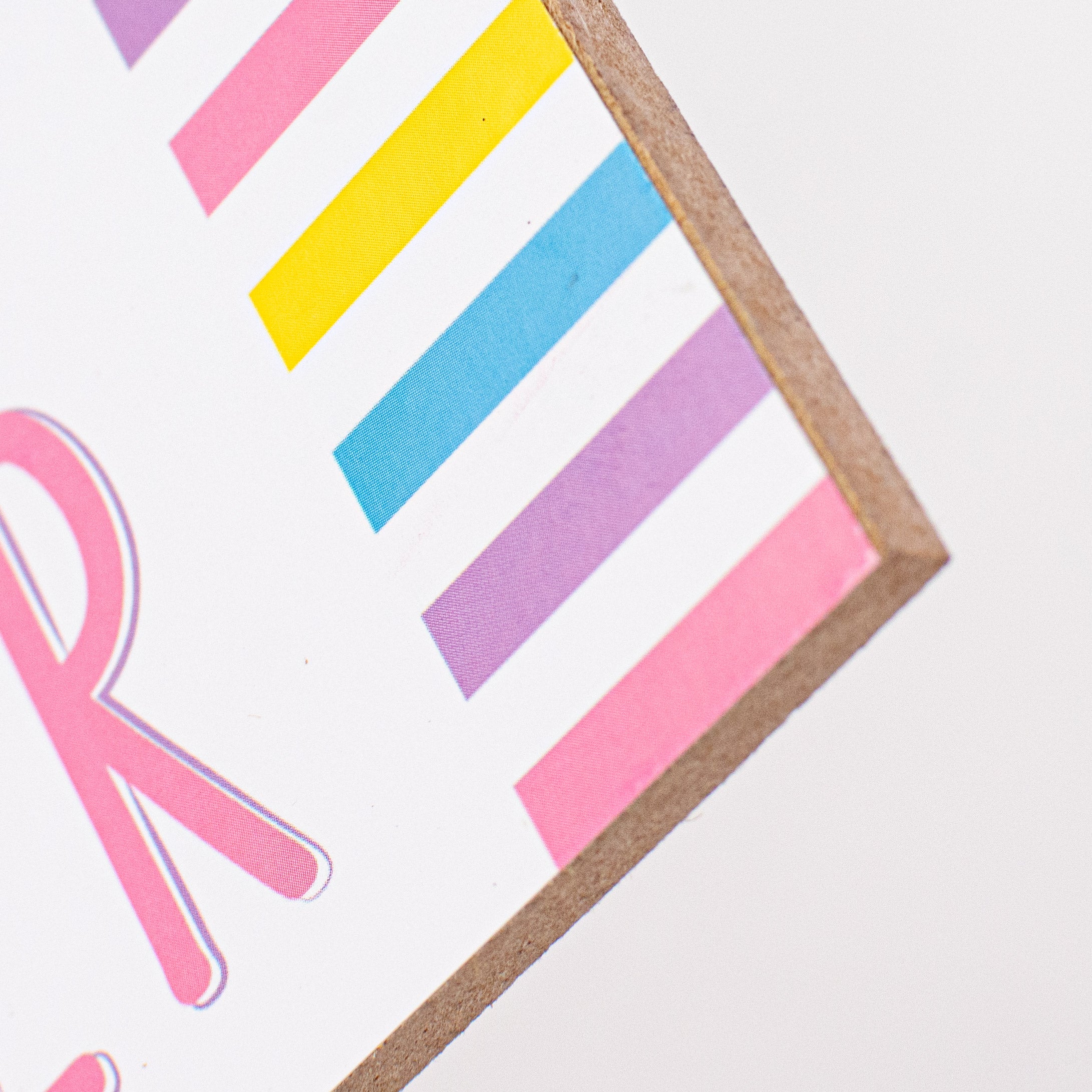12" Wooden Sign: Happy Easter Sugar Bunny detail photo 3