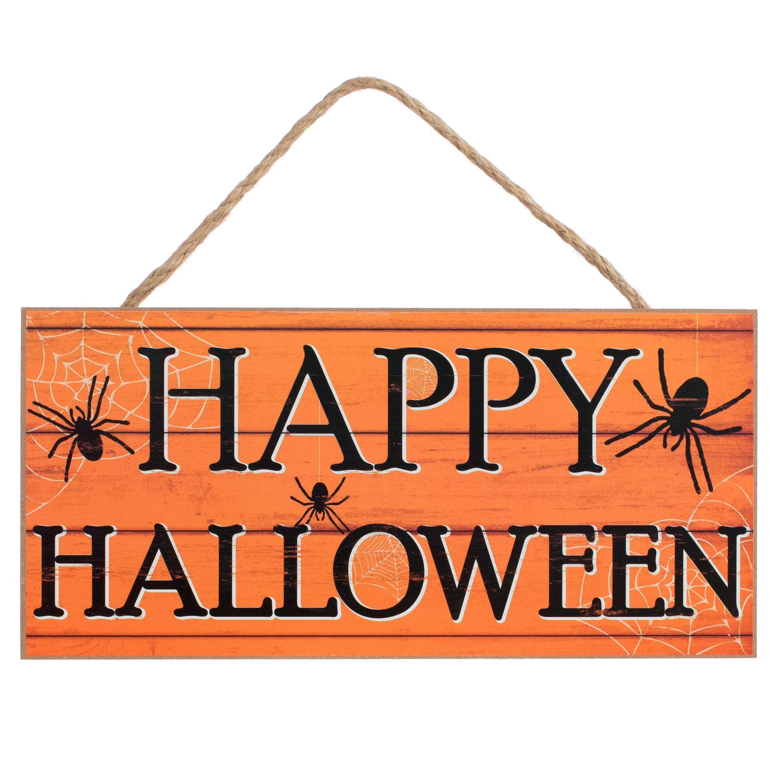 12" Wooden Sign: Happy Halloween Item Number: AP8148