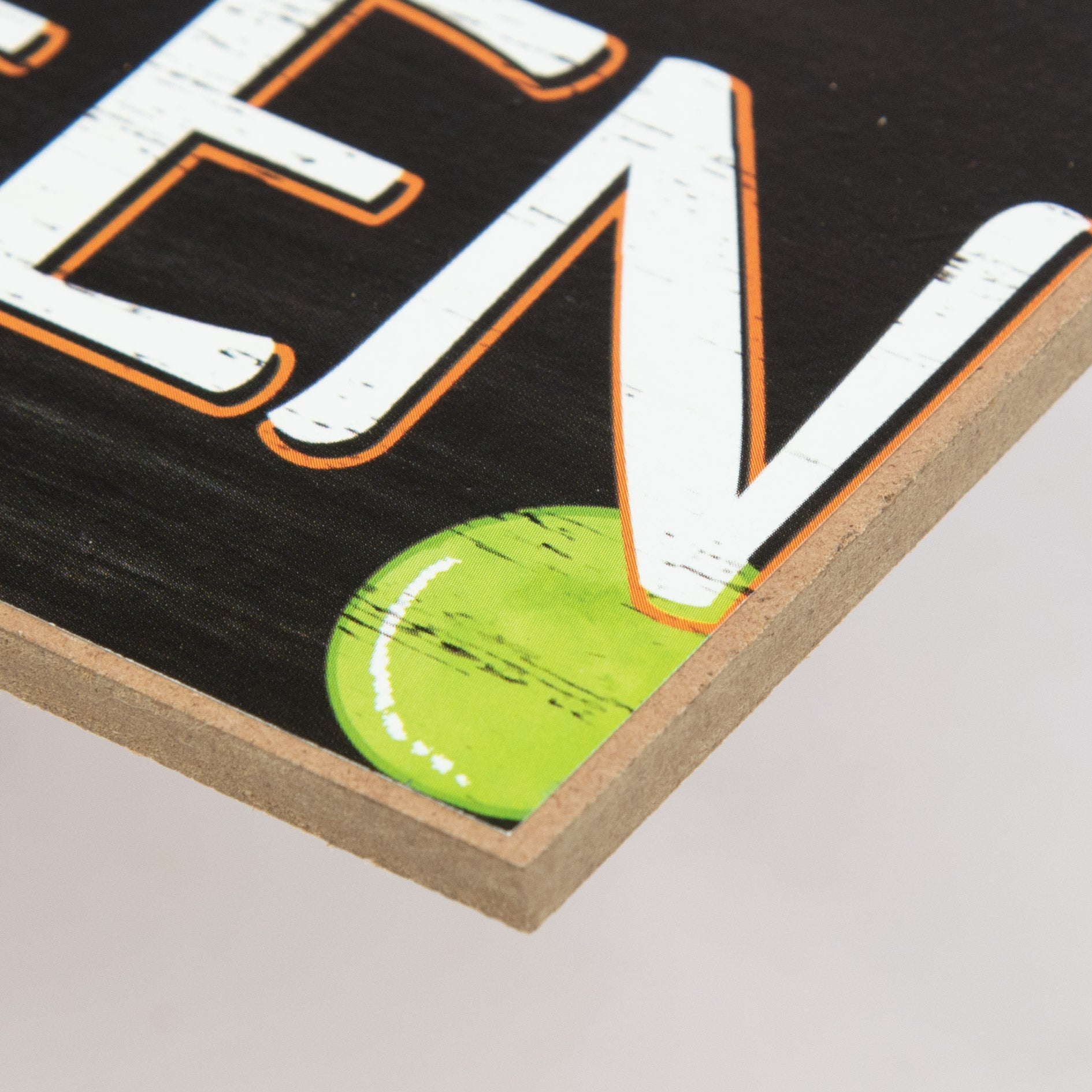 12" Wooden Sign: Happy Halloween Polka Dots detail photo 3