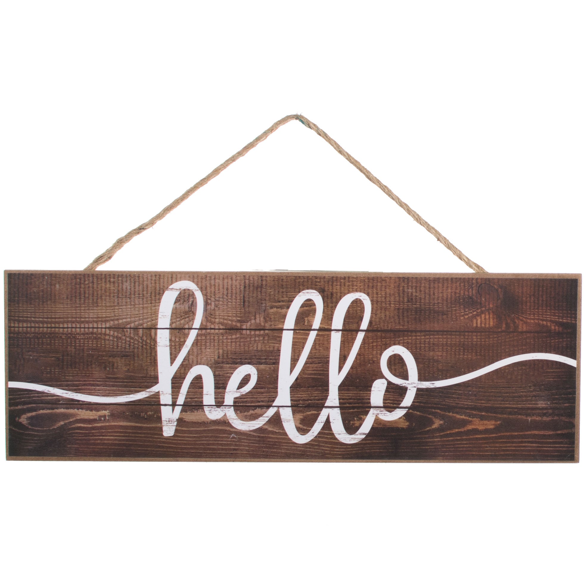 15" Wooden Sign: Hello Item Number: AP8001