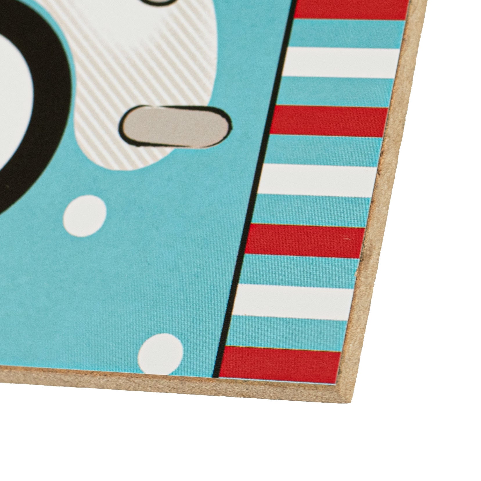 12" Wooden Sign: Love Bug Car detail photo 3
