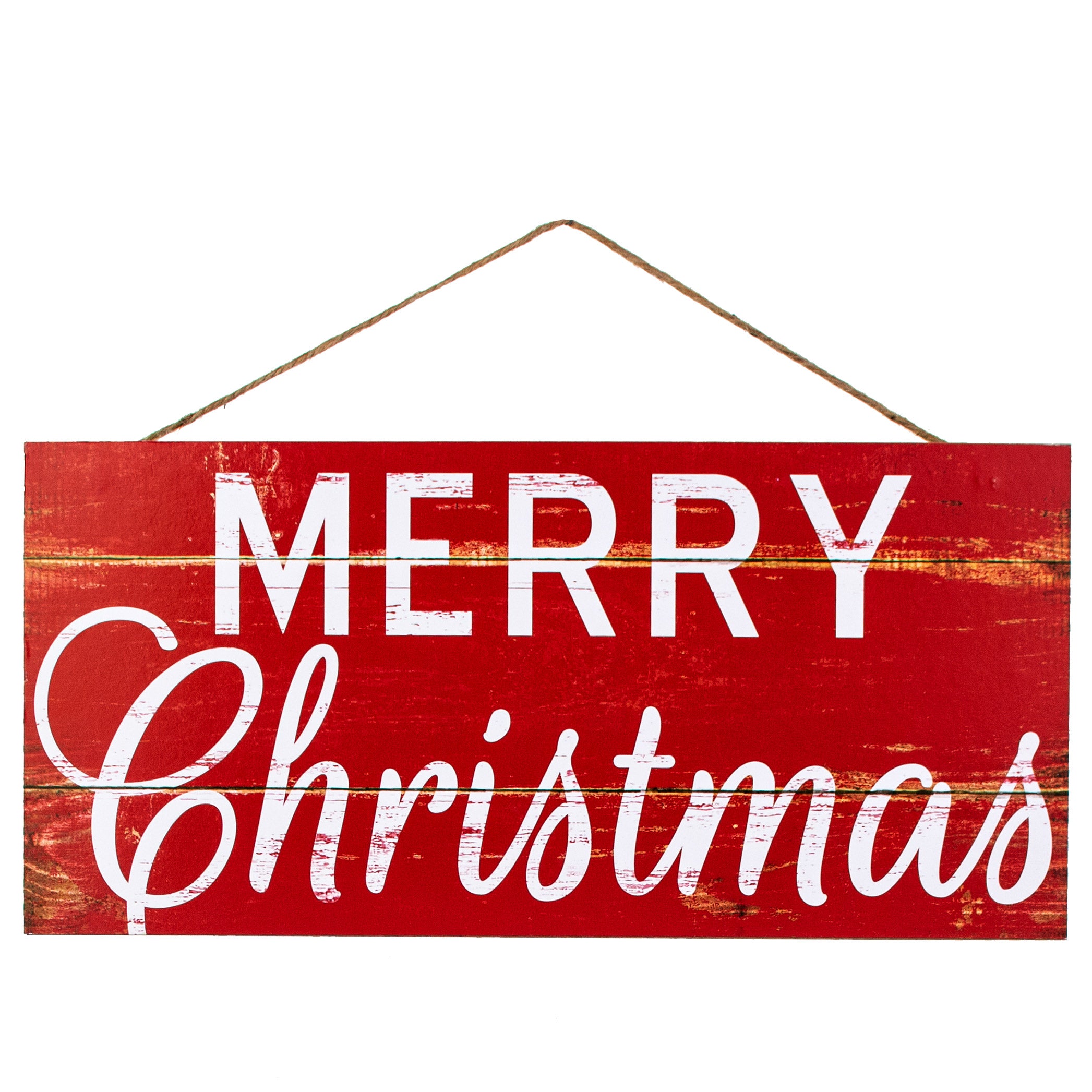 12" Wooden Sign: Merry Christmas Item Number: AP8553