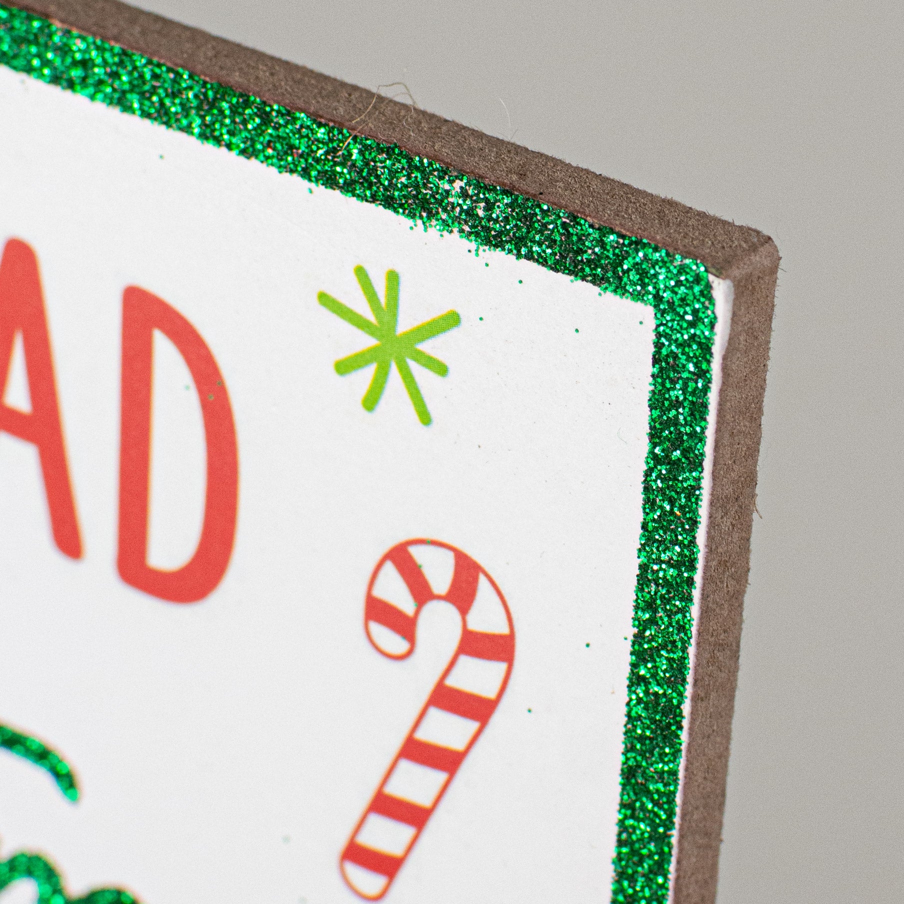 12" Wooden Sign: Spread Christmas Cheer detail photo 3