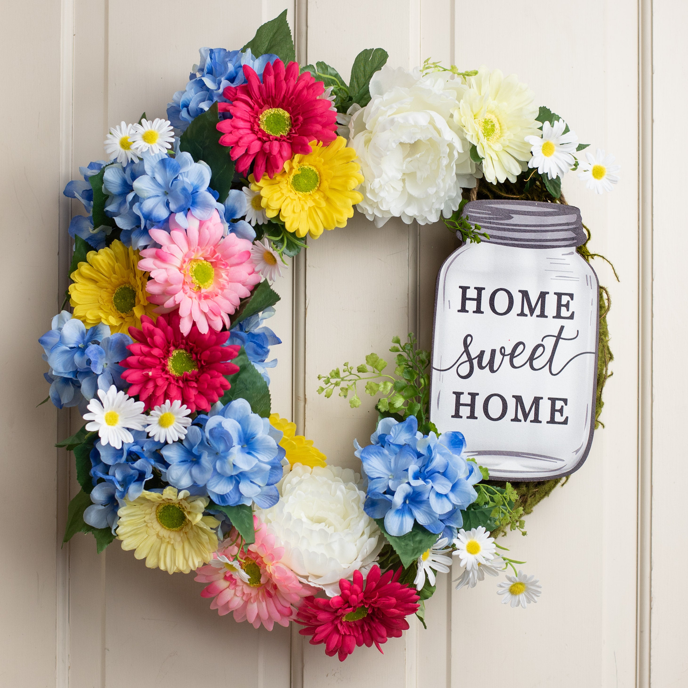 10" Wooden Sign: Sweet Home Mason Jar Lifestyle Photo