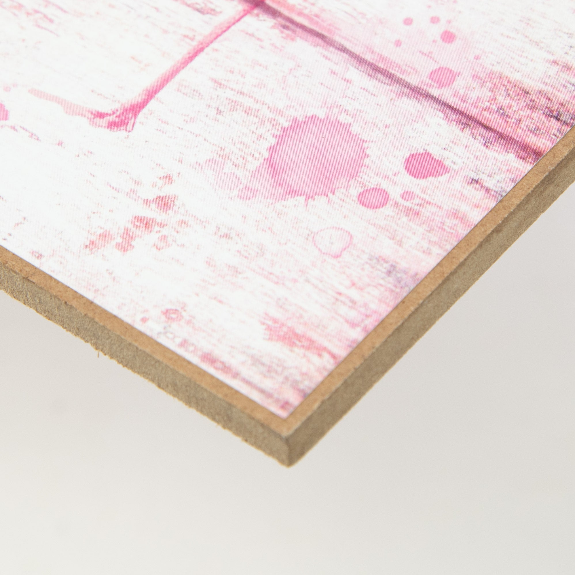 12" Wooden Sign: Welcome Flamingo detail photo 3