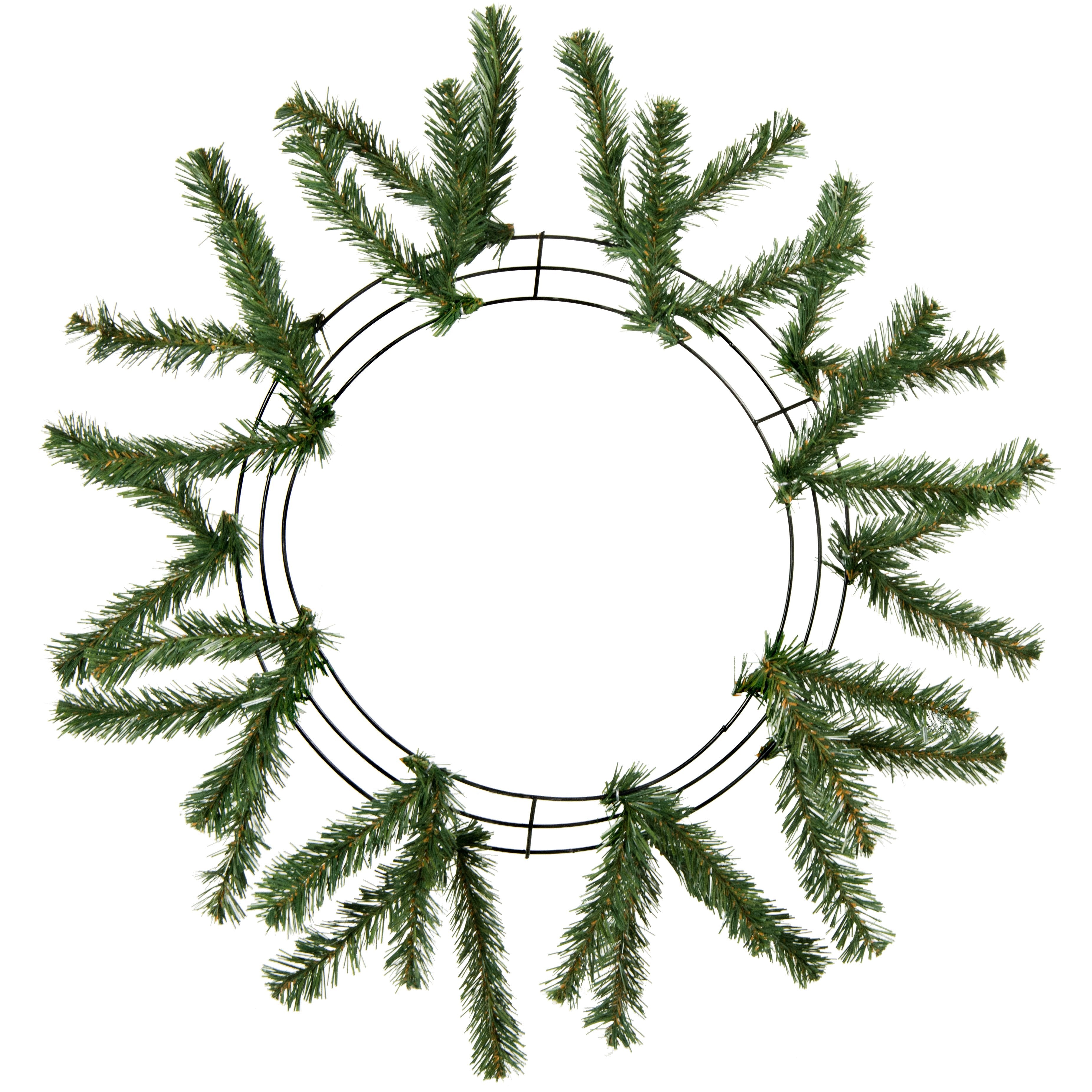 15-24" Work Wreath Form: Green Item Number: XX748709