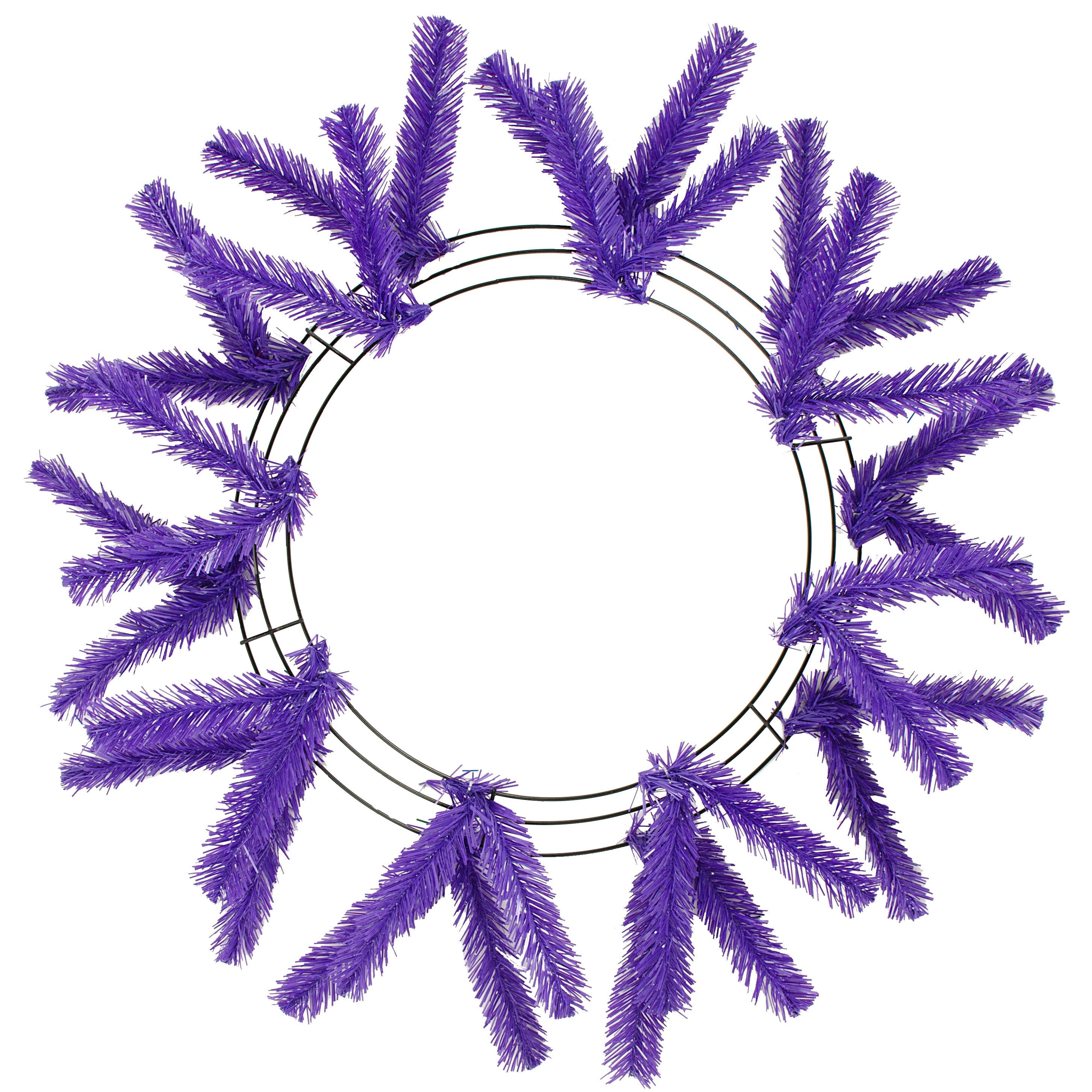 15-24" Work Wreath Form: Purple Item Number: XX748823