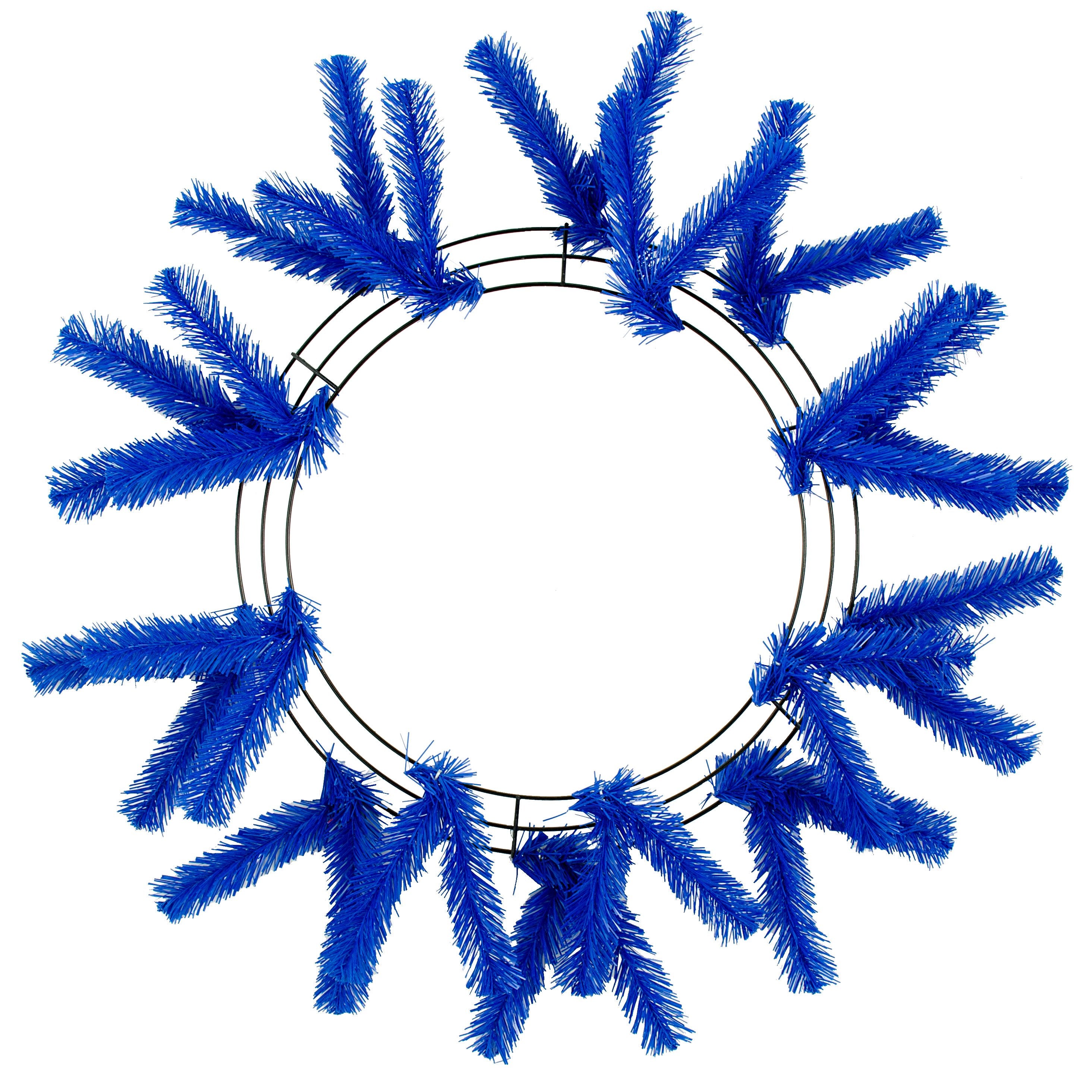 15-24" Work Wreath Form: Royal Blue Item Number: XX748825