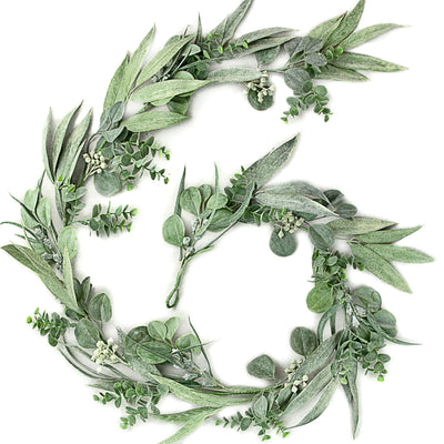 6' Mixed Eucalyptus Garland