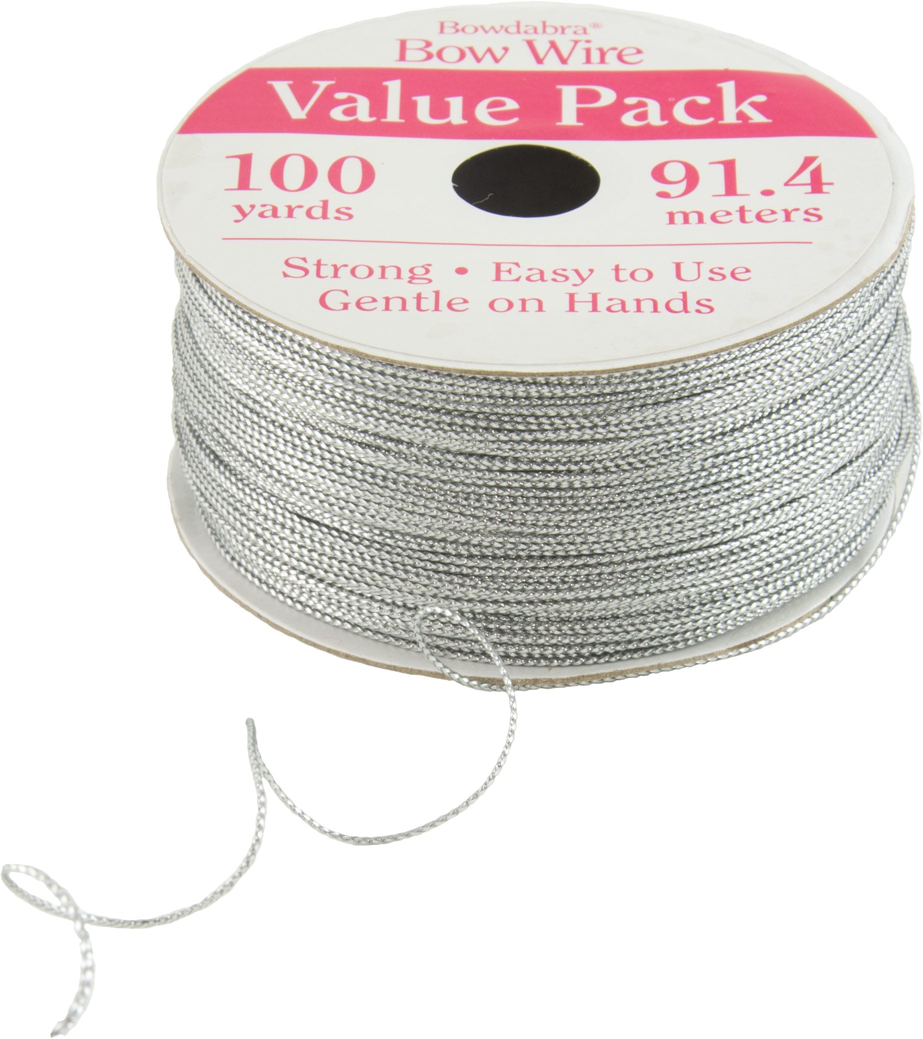 100 Yard Bowdabra Wire Roll: Silver Lifestyle Photo
