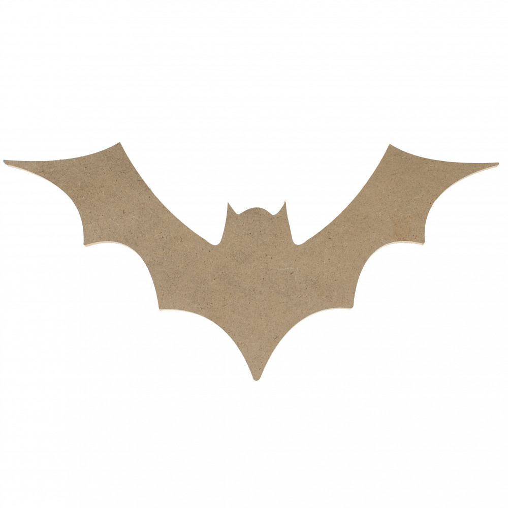 12quot Decorative Wooden Bat Silhouette Natural HH7284