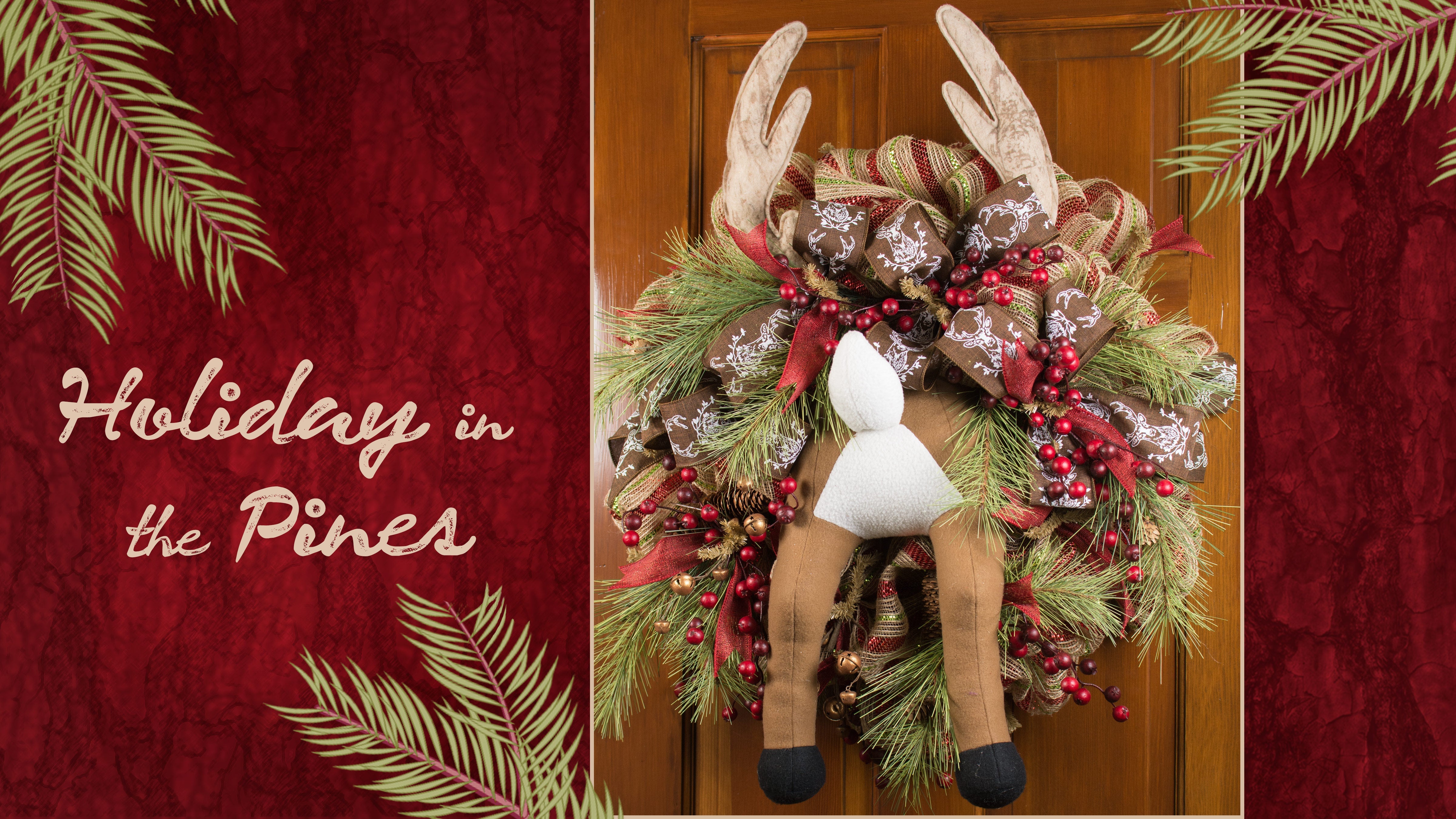 Holiday in the Pines: A Christmas Wreath Tutorial