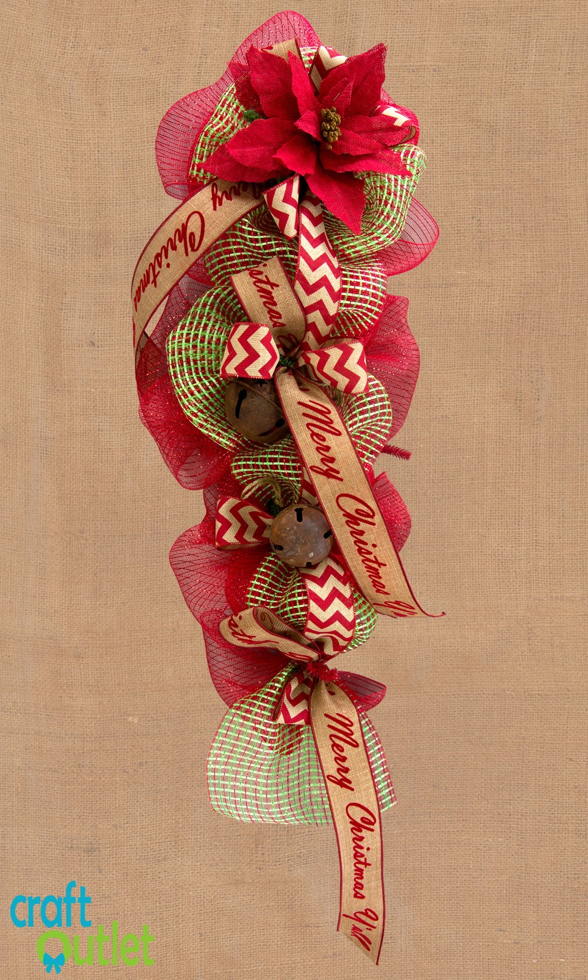Making a Teardrop Christmas Swag