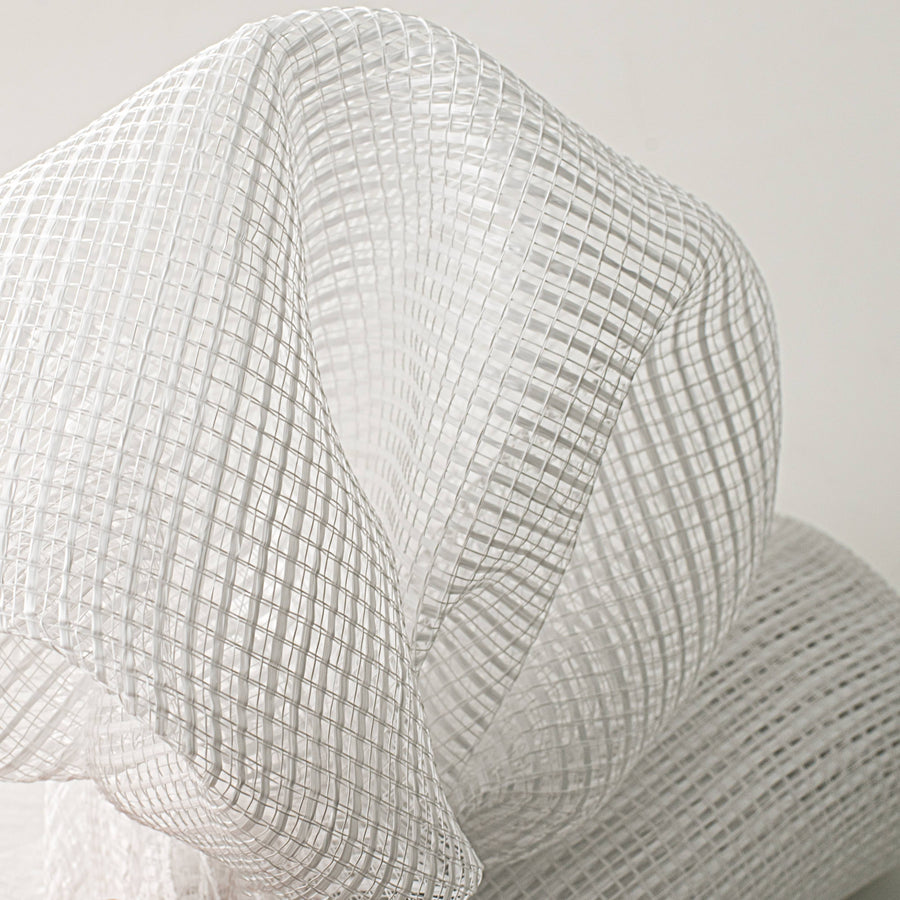 21" Wide Strip Mesh: White
