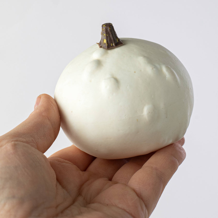 Assorted Mini Artificial Pumpkins & Gourds: White / Cream (Bag of 12)