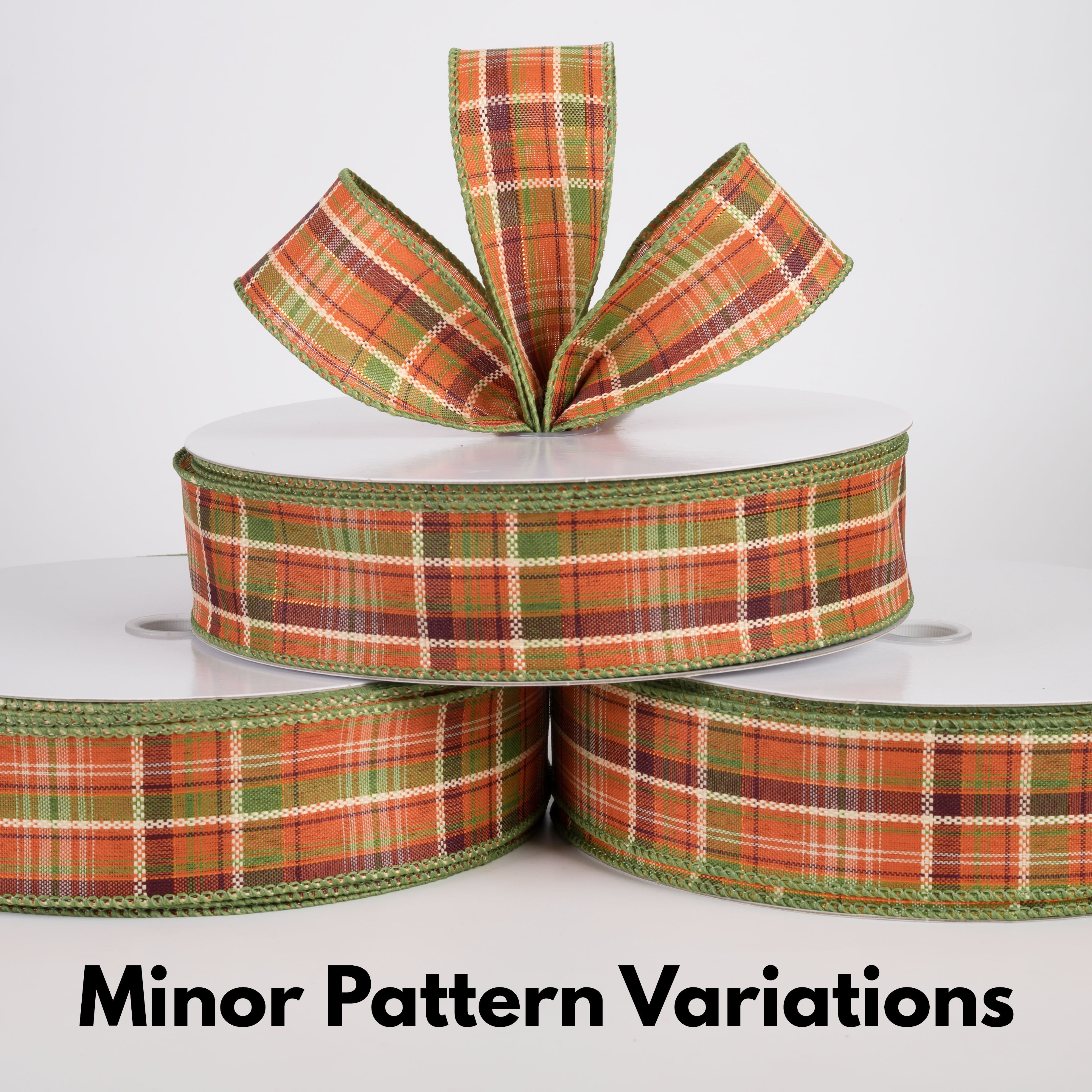 1.5" Homespun Laurel Plaid Ribbon: Fall (50 Yards) Lifestyle Photo