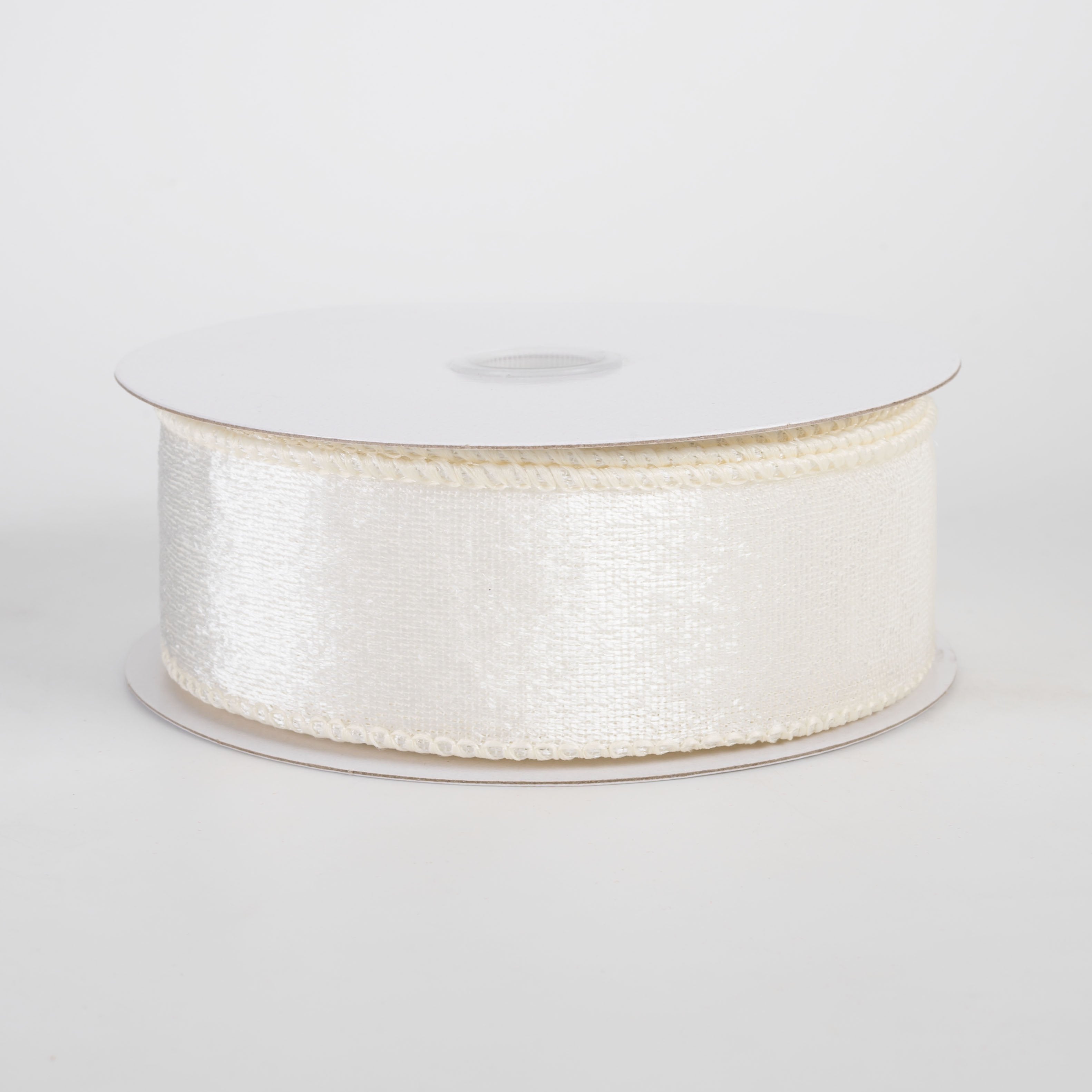 1.5" Lush Velvet Ribbon: Ivory (10 Yards) Item Number: 72430-09-18