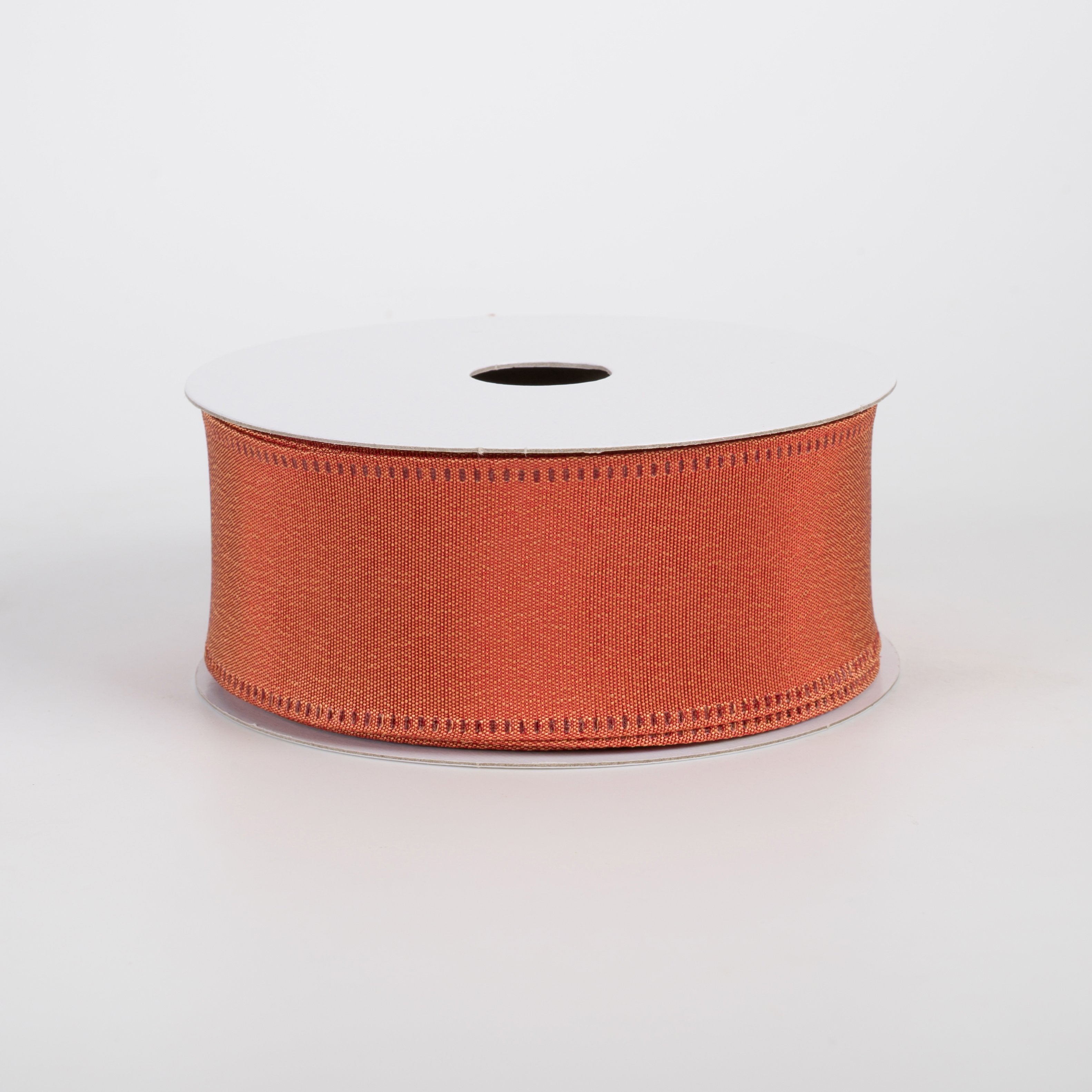 1.5" Metallic Satin Ribbon: Rust Orange (10 Yards) Item Number: 65626-09-19