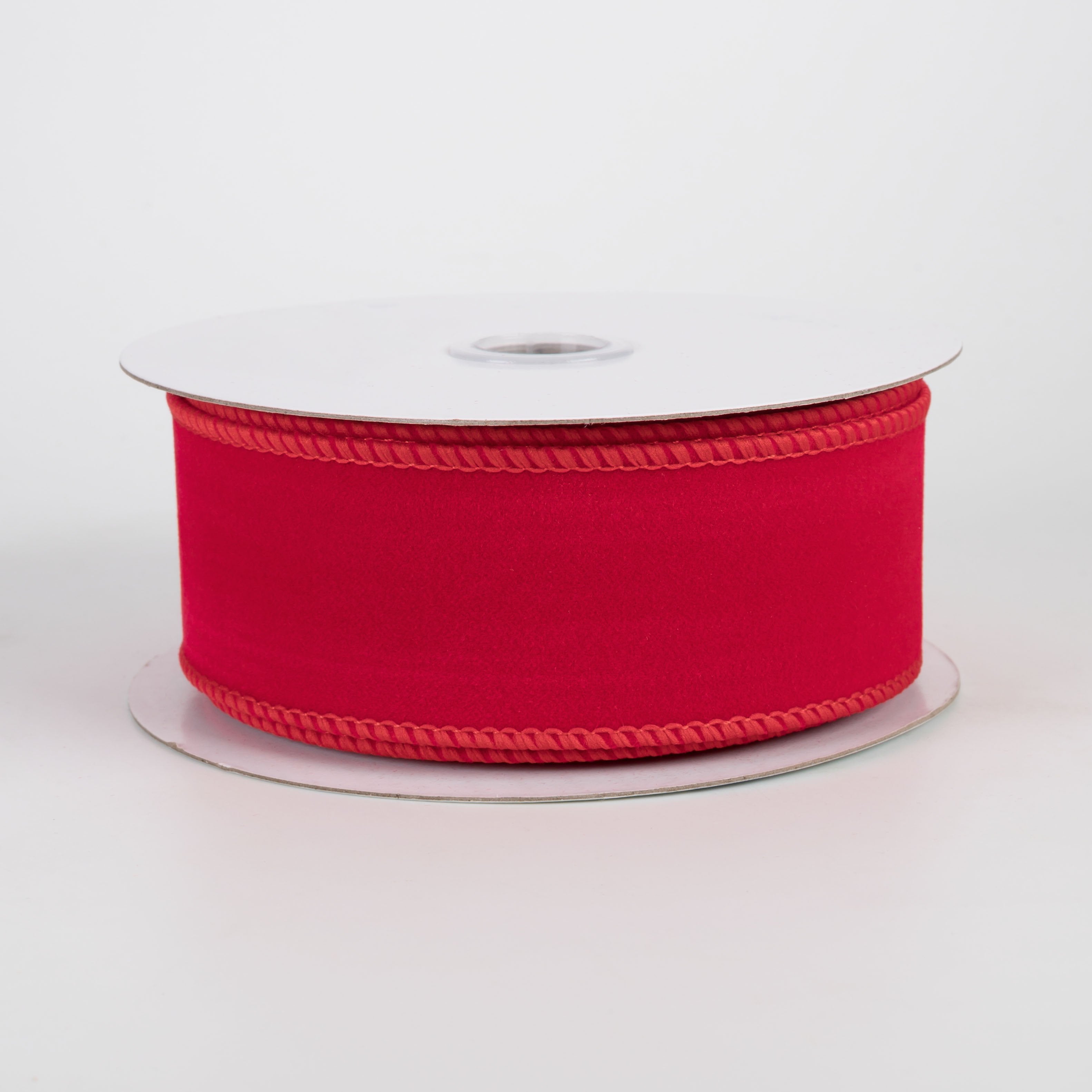 1.5" Outdoor Velvet Ribbon: Red (10 Yards) Item Number: RL195424