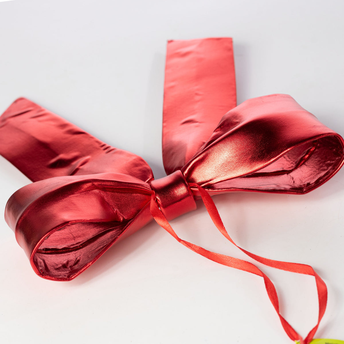 10" x 12" Metallic Pre-Made Bow: Red detail photo 4