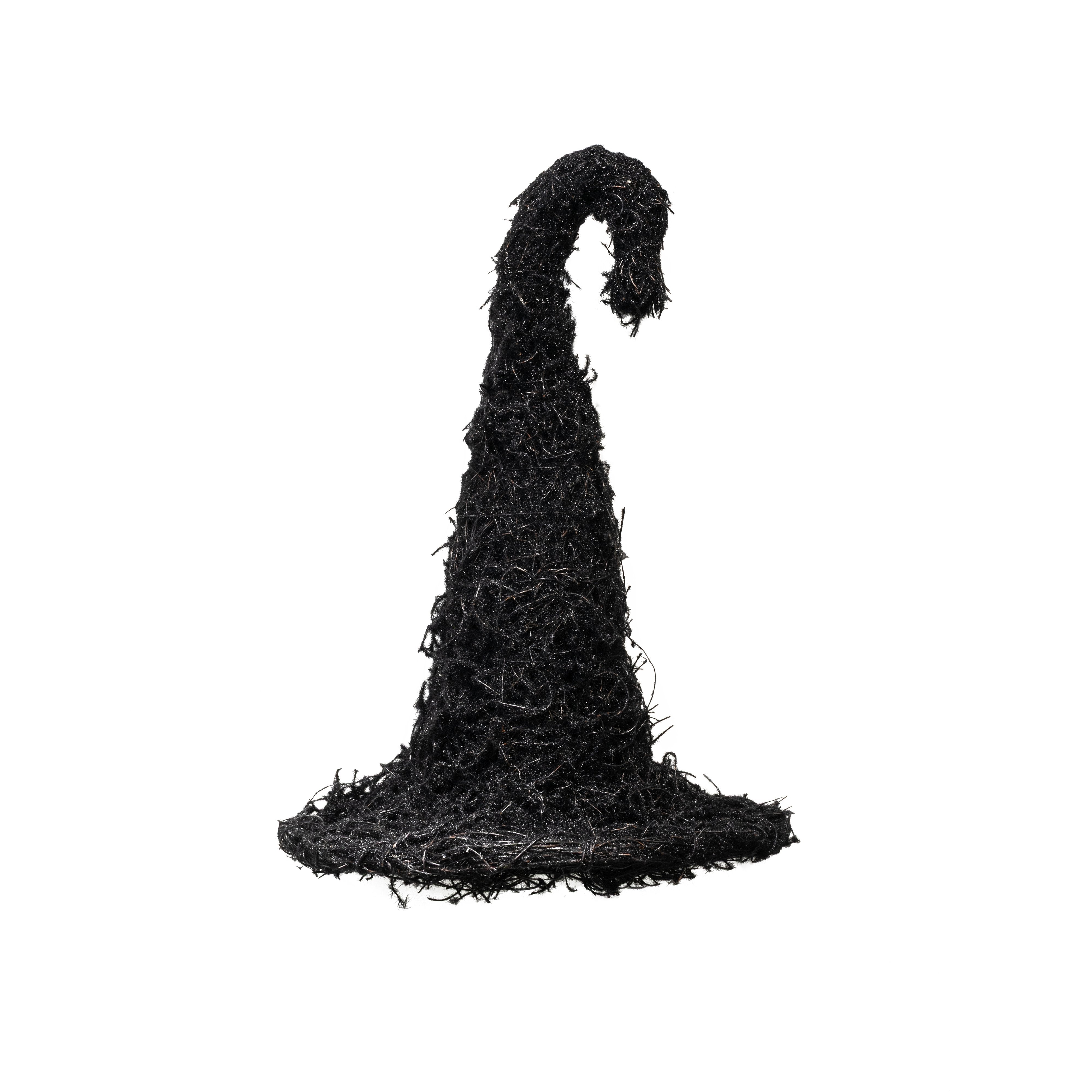 10" x 13" Half Witch Hat Door Hanger: Black Item Number: 57432BK