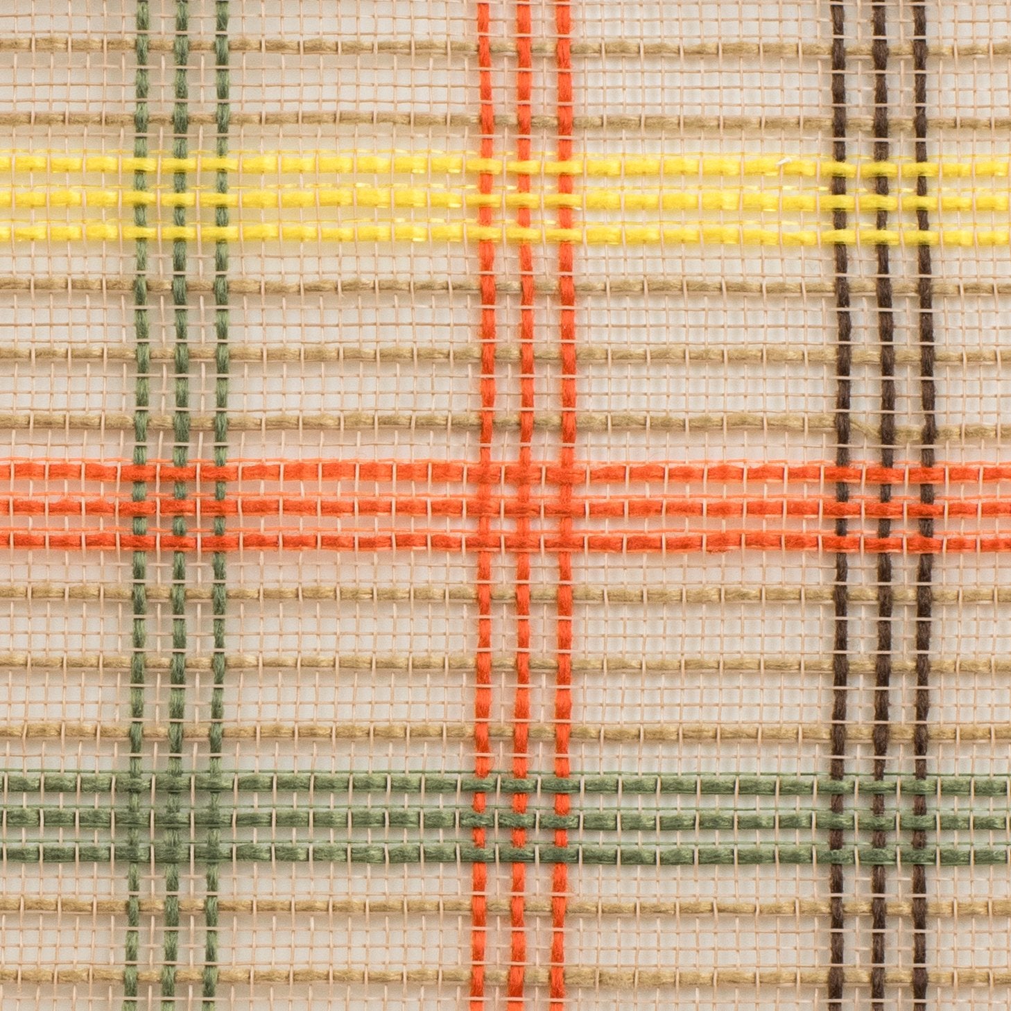 10" Fine Weave Faux Jute Check Mesh: Fall detail photo 3