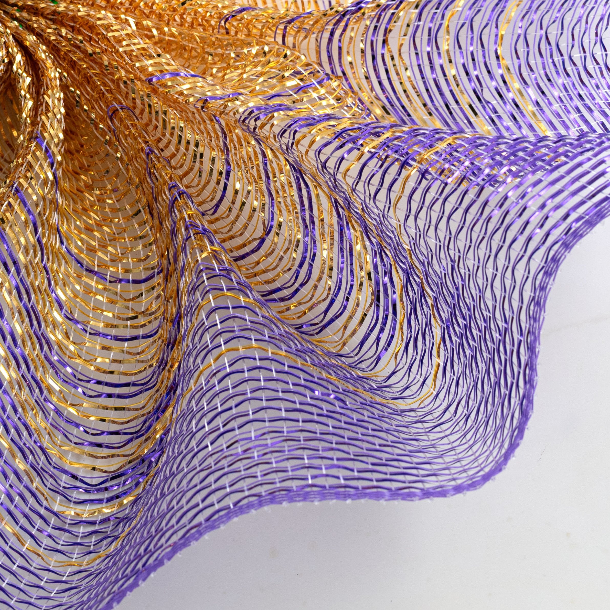10" Metallic OmbrÃ© Mesh: Mardi Gras Lifestyle Photo