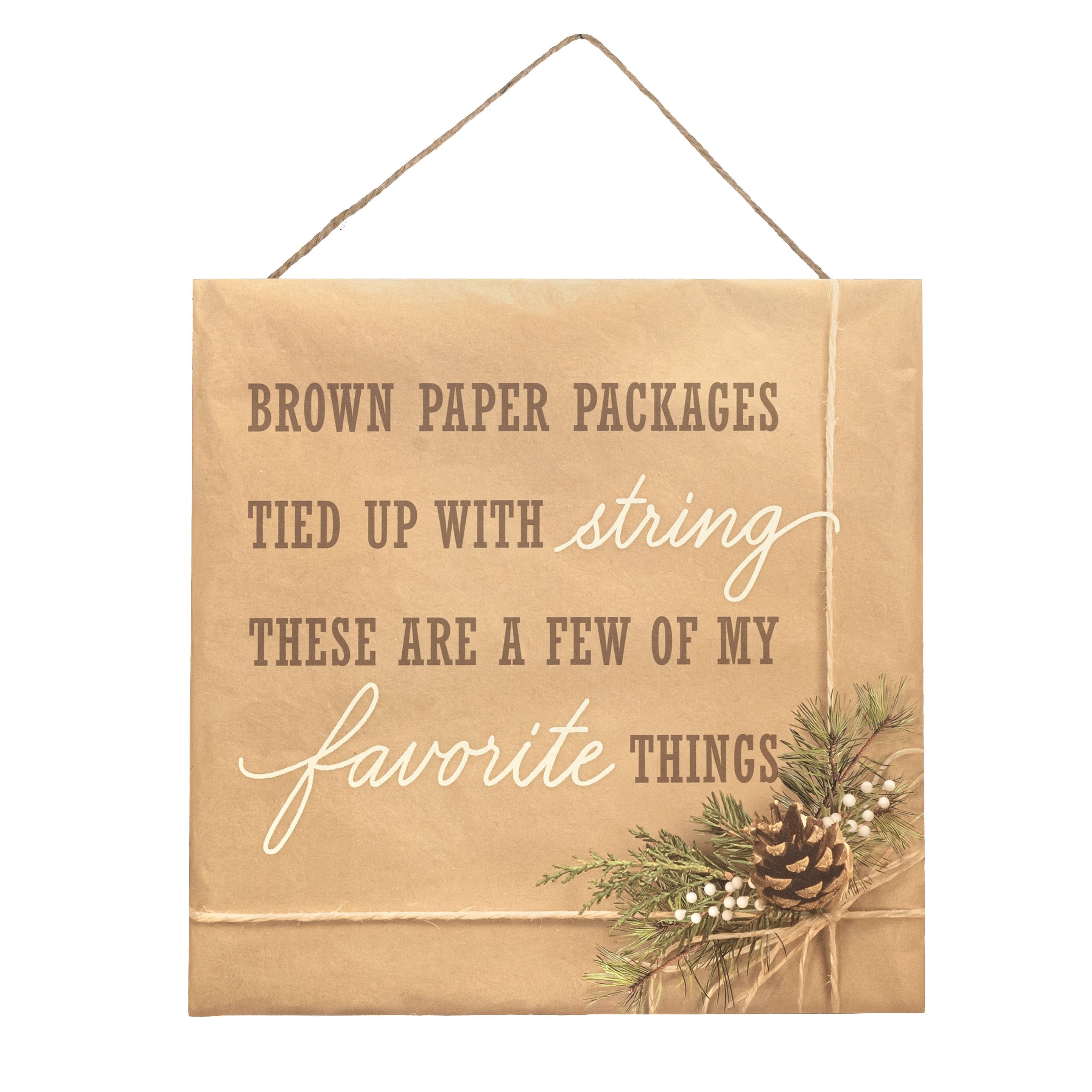 10" Square Wooden Sign: A Few of My Favorite Things Item Number: AP7462