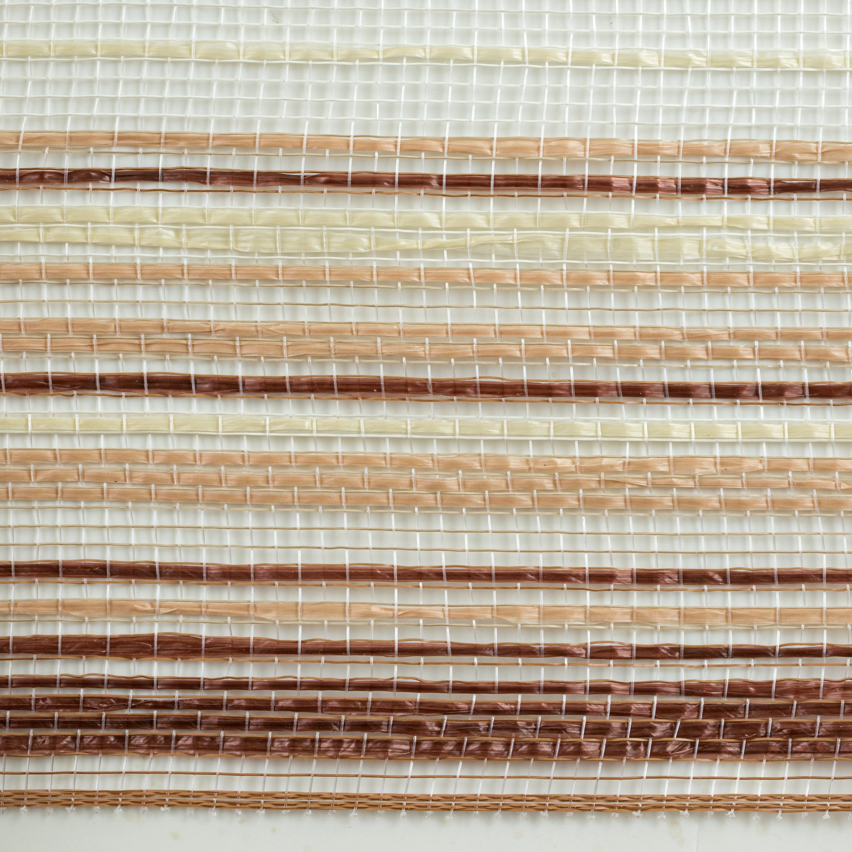 10" Vertical Wide Strip OmbrÃ© Mesh: Gingerbread detail photo 3