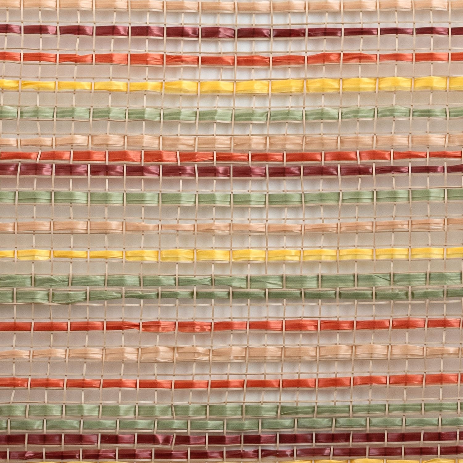 10" Vertical Wide Strip Striation Mesh: Fall Harvest detail photo 3