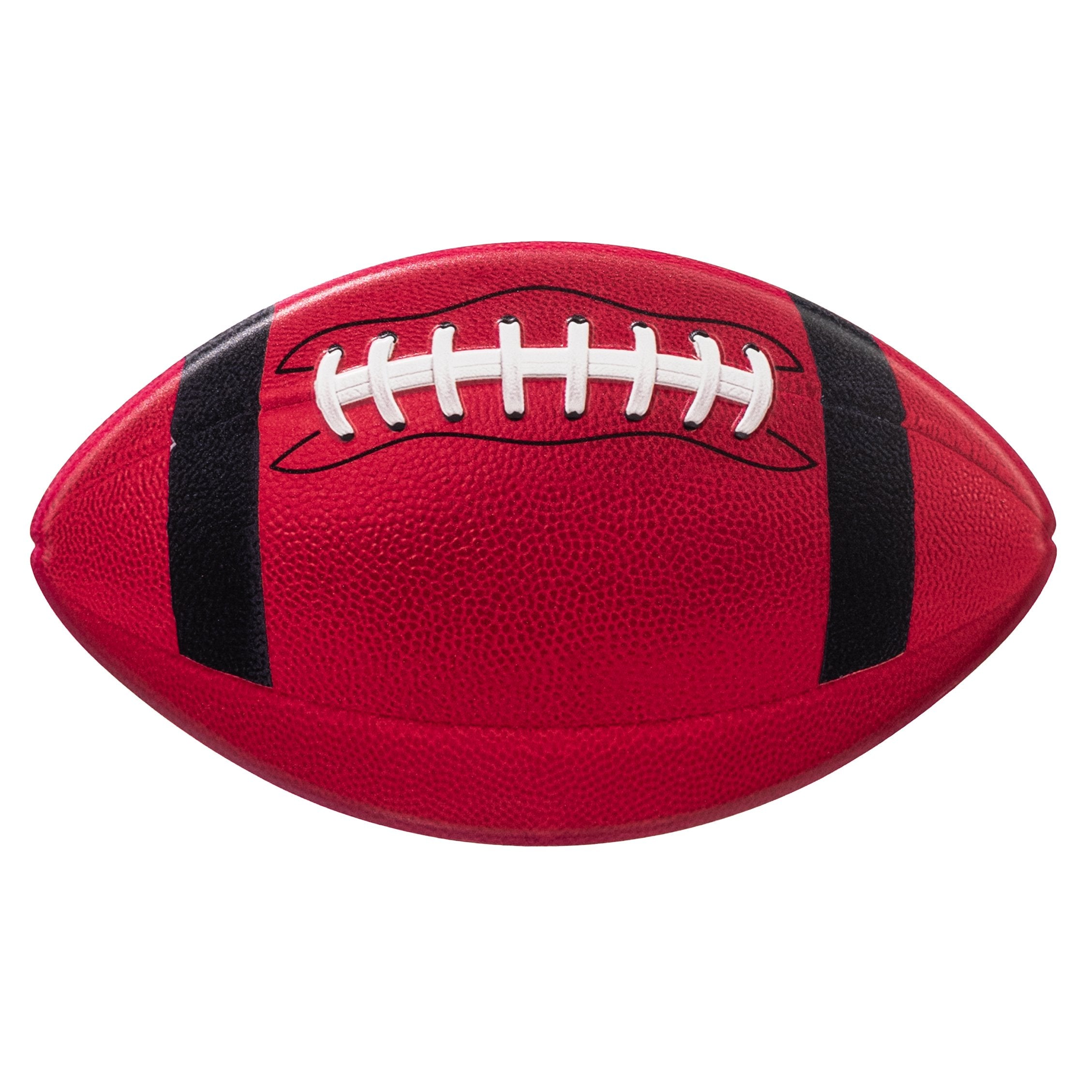 11" Embossed Metal Football Sign: Red & Black Item Number: MD1884N2
